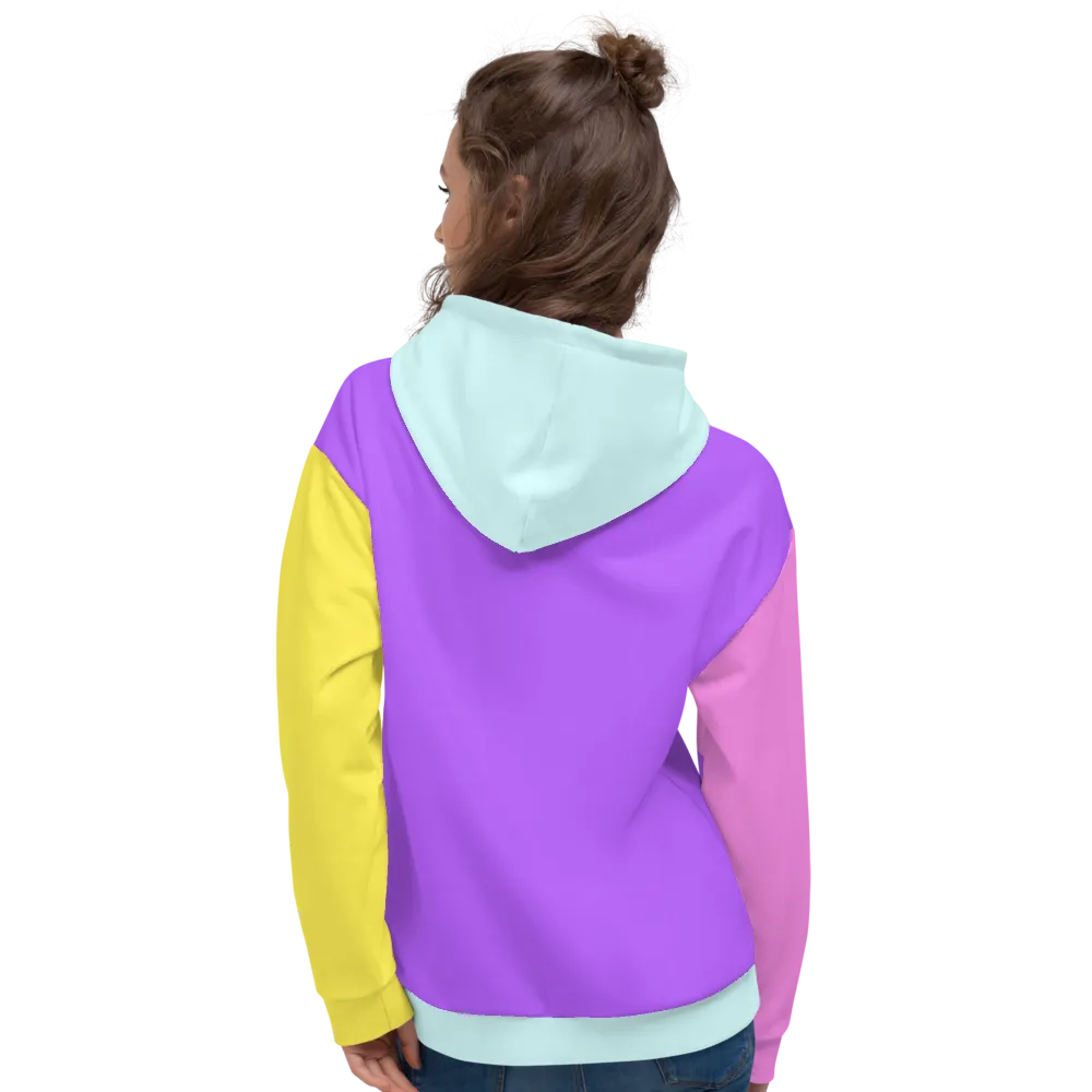Color Block Unisex Adult Hoodie