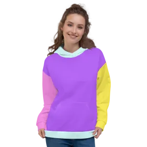 Color Block Unisex Adult Hoodie