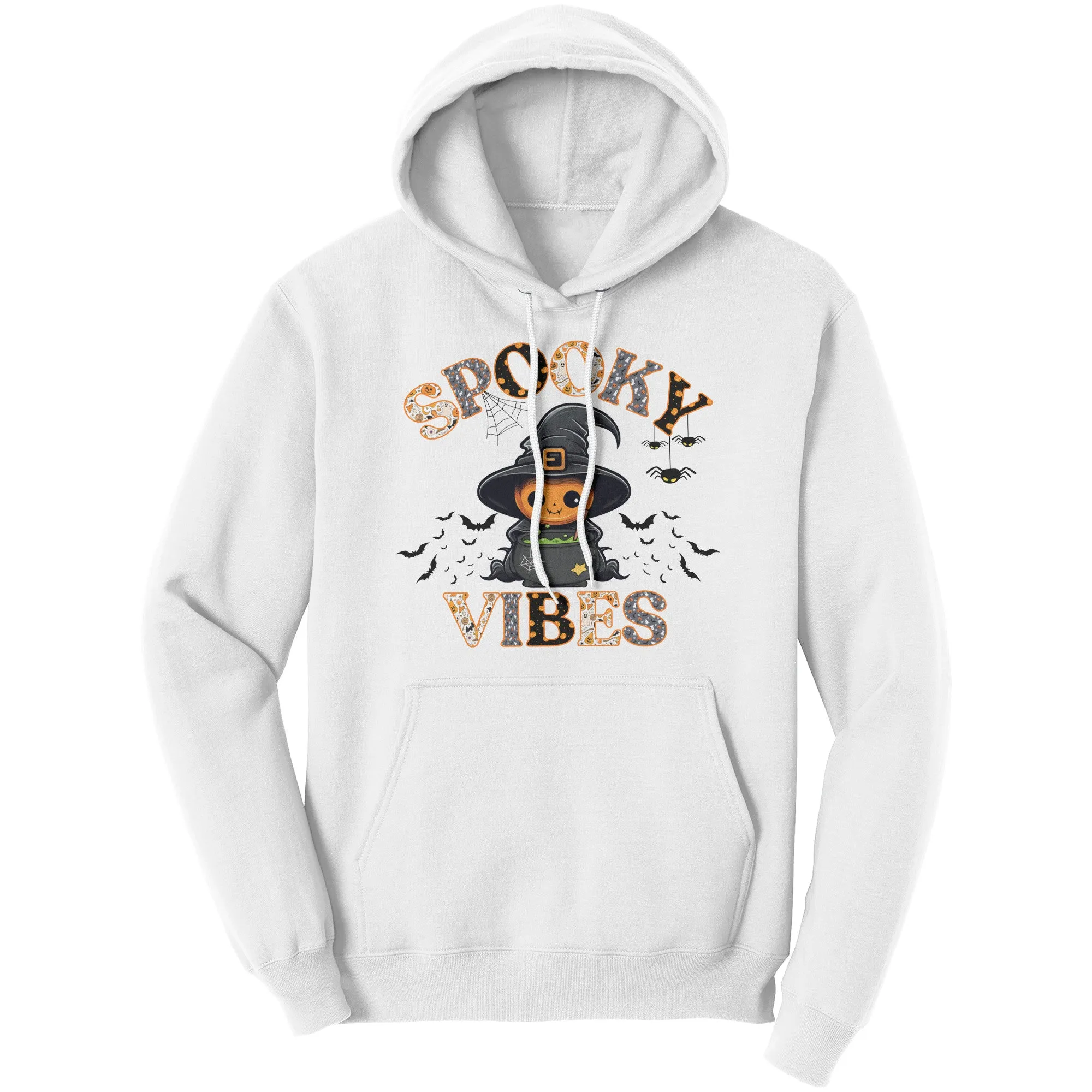 Comfort Colors Spooky Vibes Hoodie, Spooky Season Hoodie, Cute Halloween Hoodie, Funny Halloween Gift, Pumpkin Design Hoodie, Witchy Vibes