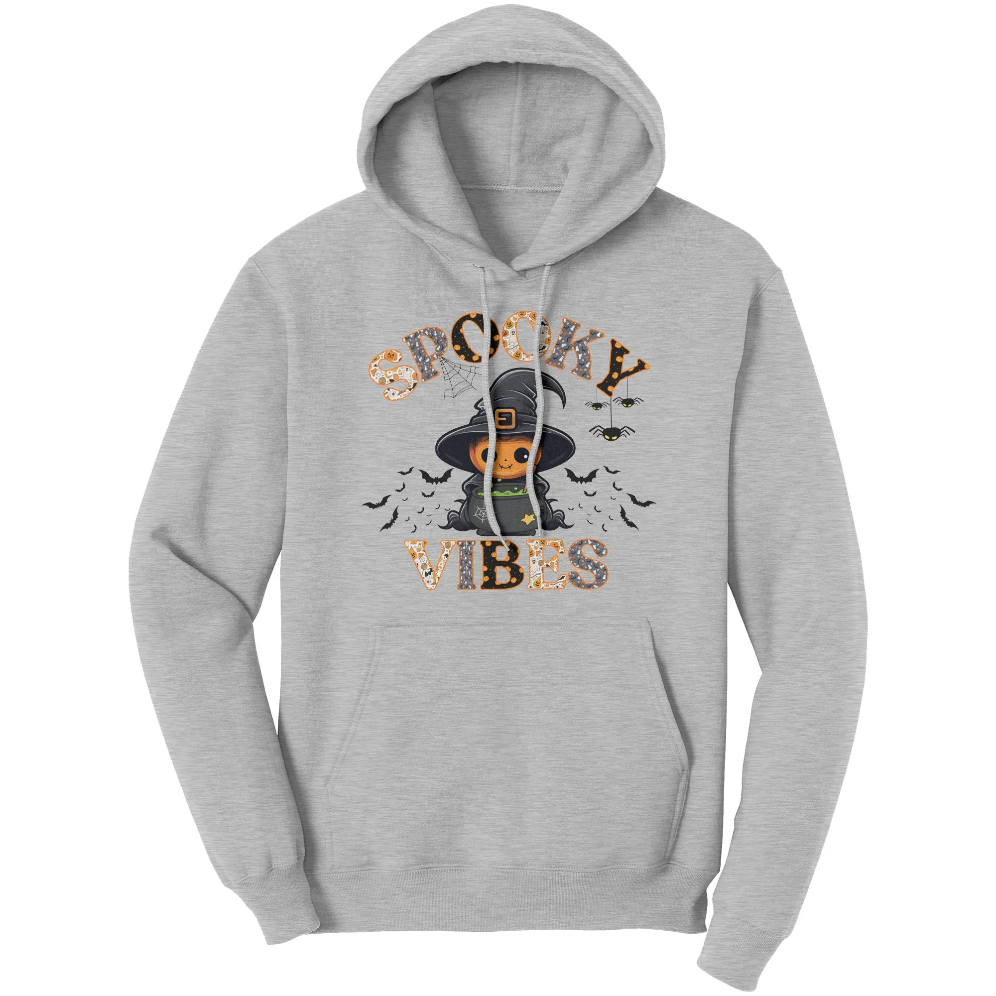 Comfort Colors Spooky Vibes Hoodie, Spooky Season Hoodie, Cute Halloween Hoodie, Funny Halloween Gift, Pumpkin Design Hoodie, Witchy Vibes