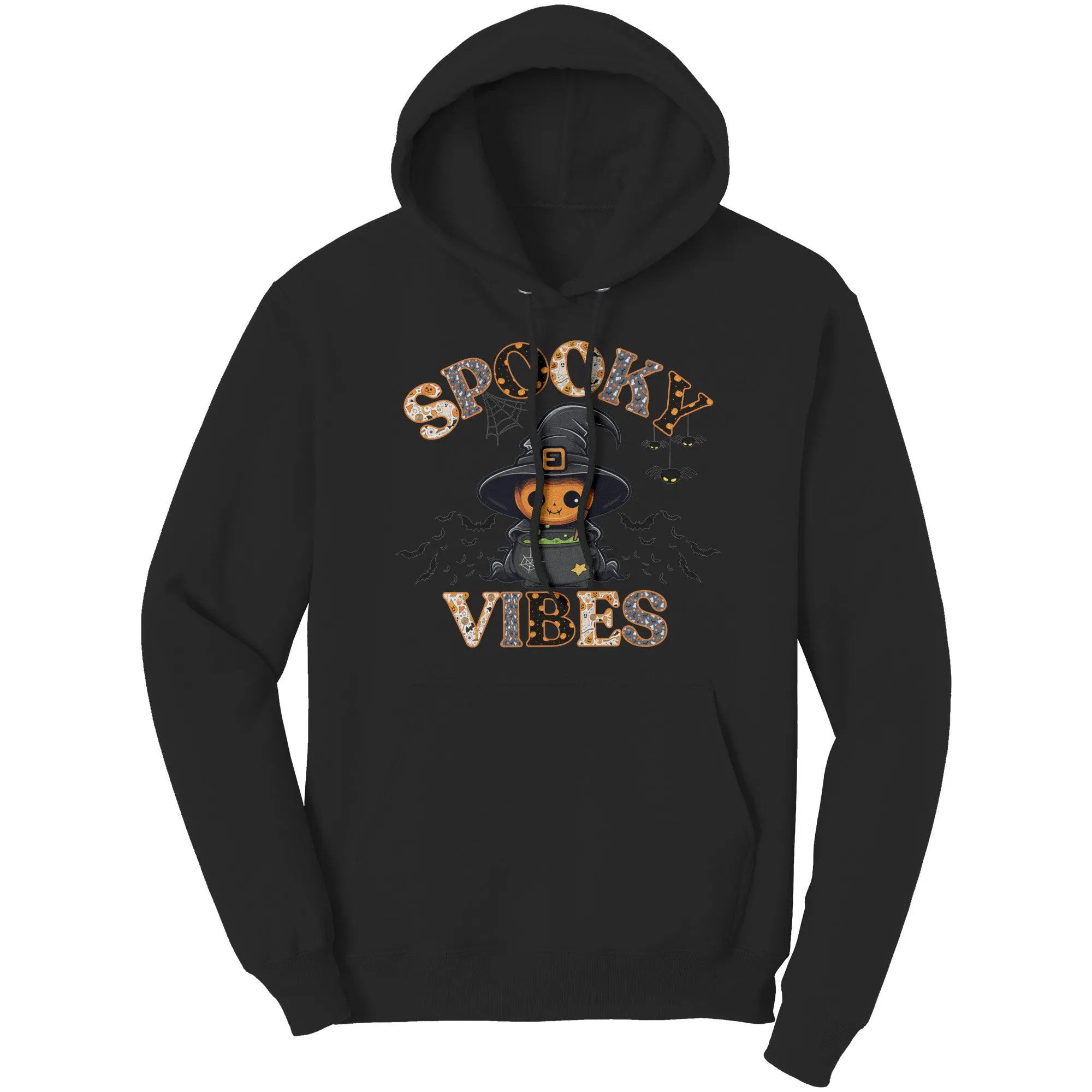 Comfort Colors Spooky Vibes Hoodie, Spooky Season Hoodie, Cute Halloween Hoodie, Funny Halloween Gift, Pumpkin Design Hoodie, Witchy Vibes