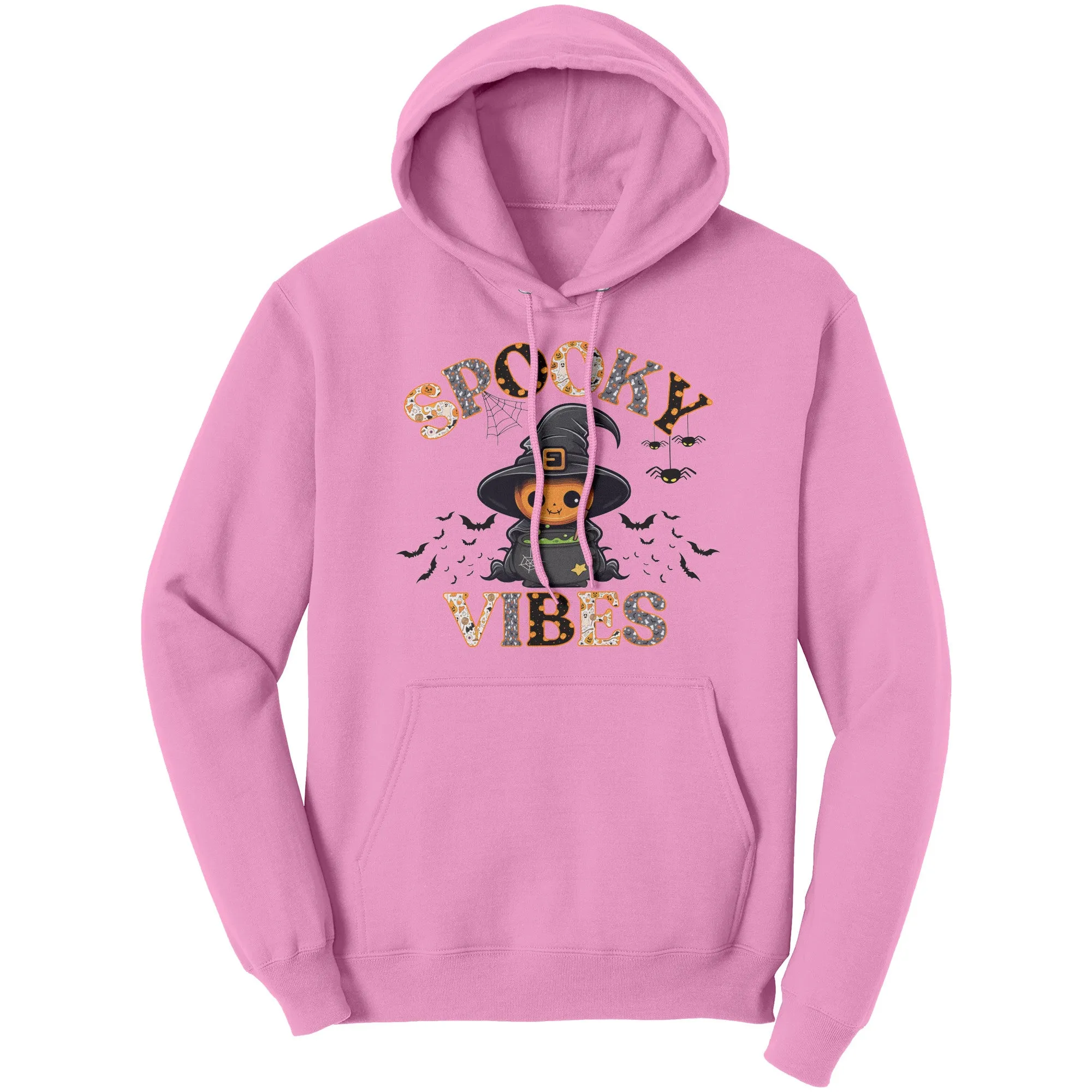 Comfort Colors Spooky Vibes Hoodie, Spooky Season Hoodie, Cute Halloween Hoodie, Funny Halloween Gift, Pumpkin Design Hoodie, Witchy Vibes