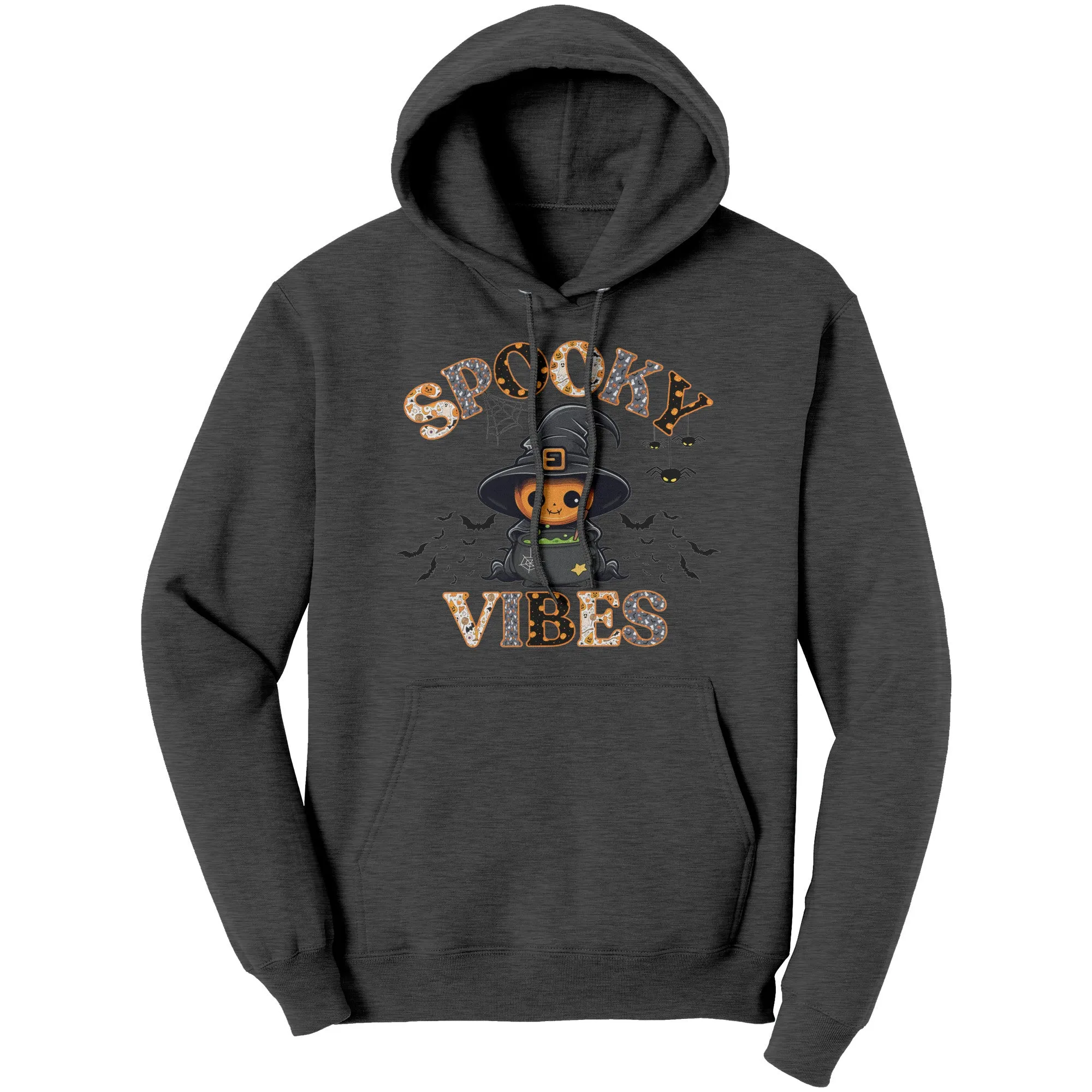 Comfort Colors Spooky Vibes Hoodie, Spooky Season Hoodie, Cute Halloween Hoodie, Funny Halloween Gift, Pumpkin Design Hoodie, Witchy Vibes