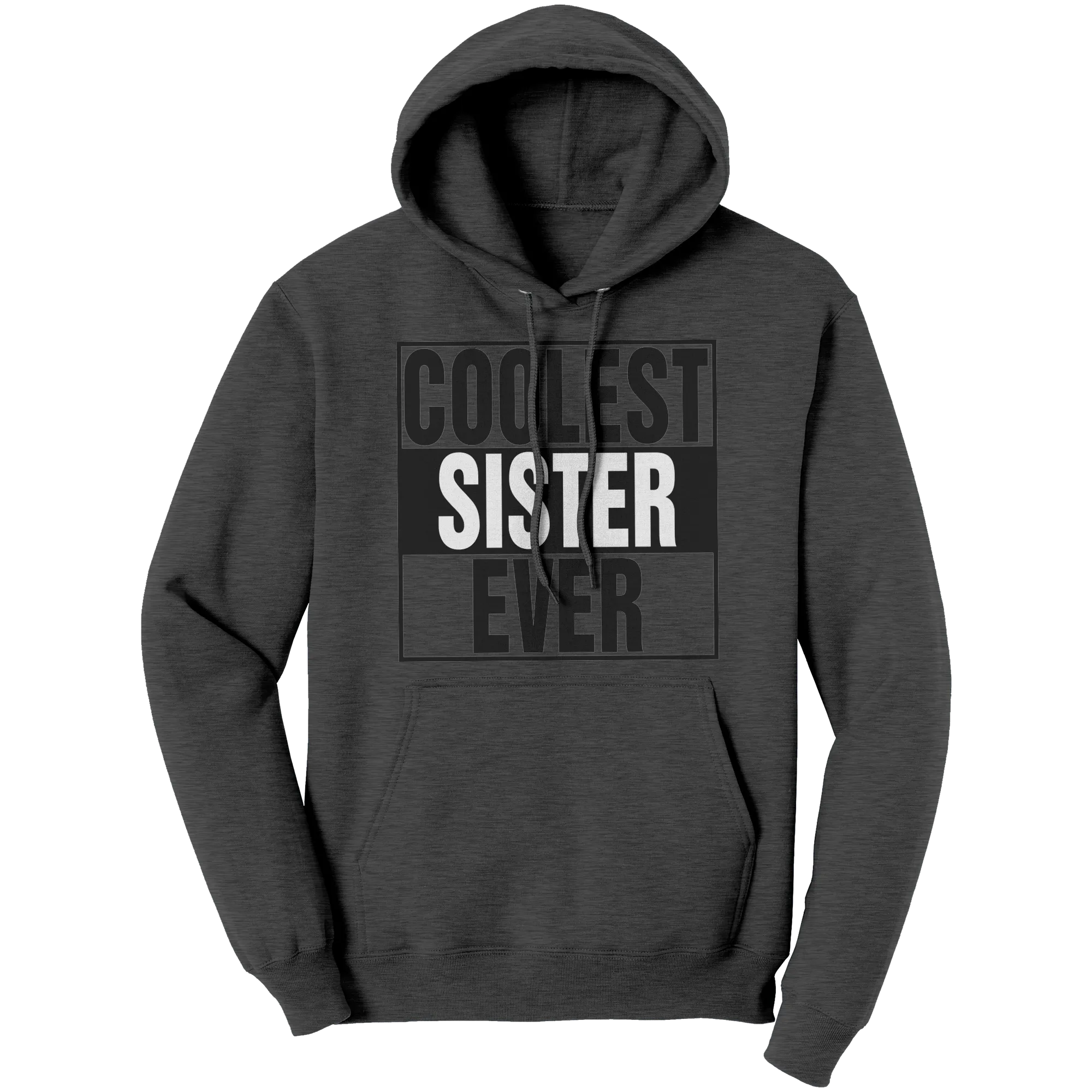 Coolest Sister Hoodie, Sister Sweater, Womens Clothing, Graphic Hoodie, Big Sister Shirt, Family Shirt Family Gift, Birthday Gift For Sister
