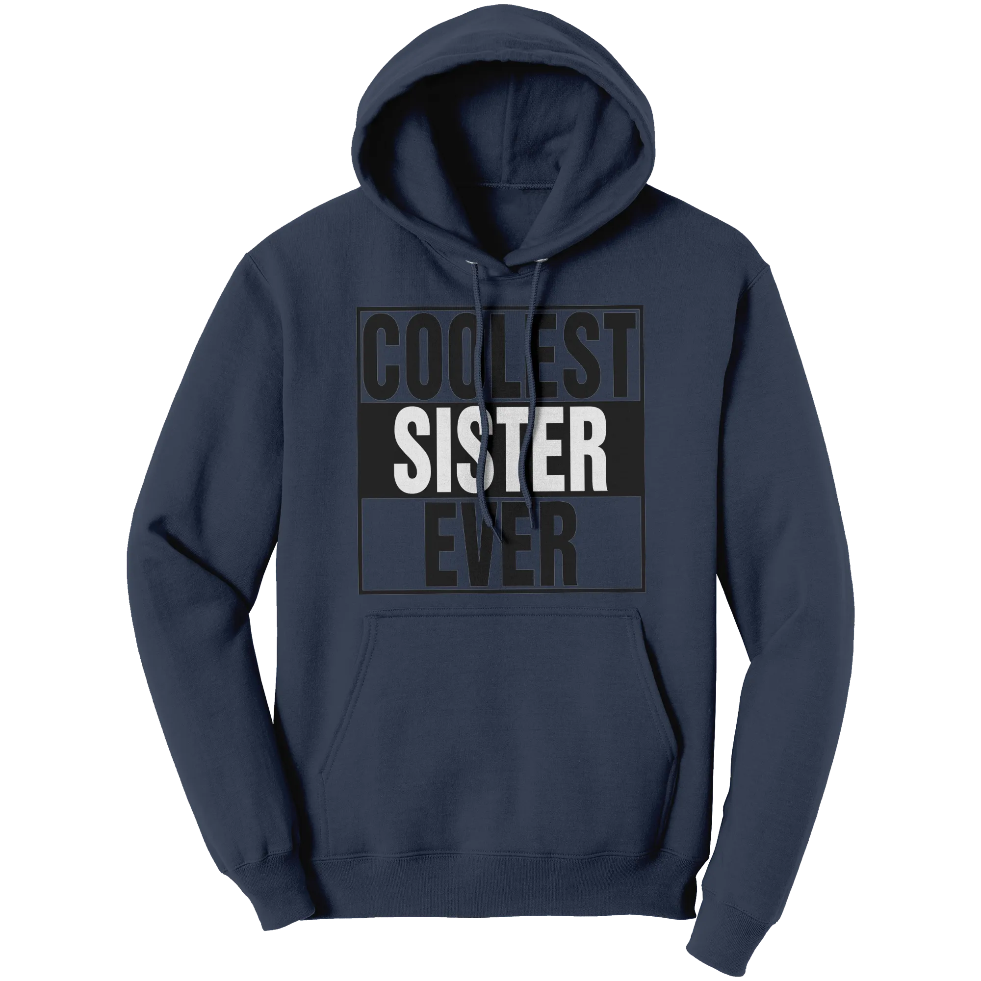 Coolest Sister Hoodie, Sister Sweater, Womens Clothing, Graphic Hoodie, Big Sister Shirt, Family Shirt Family Gift, Birthday Gift For Sister