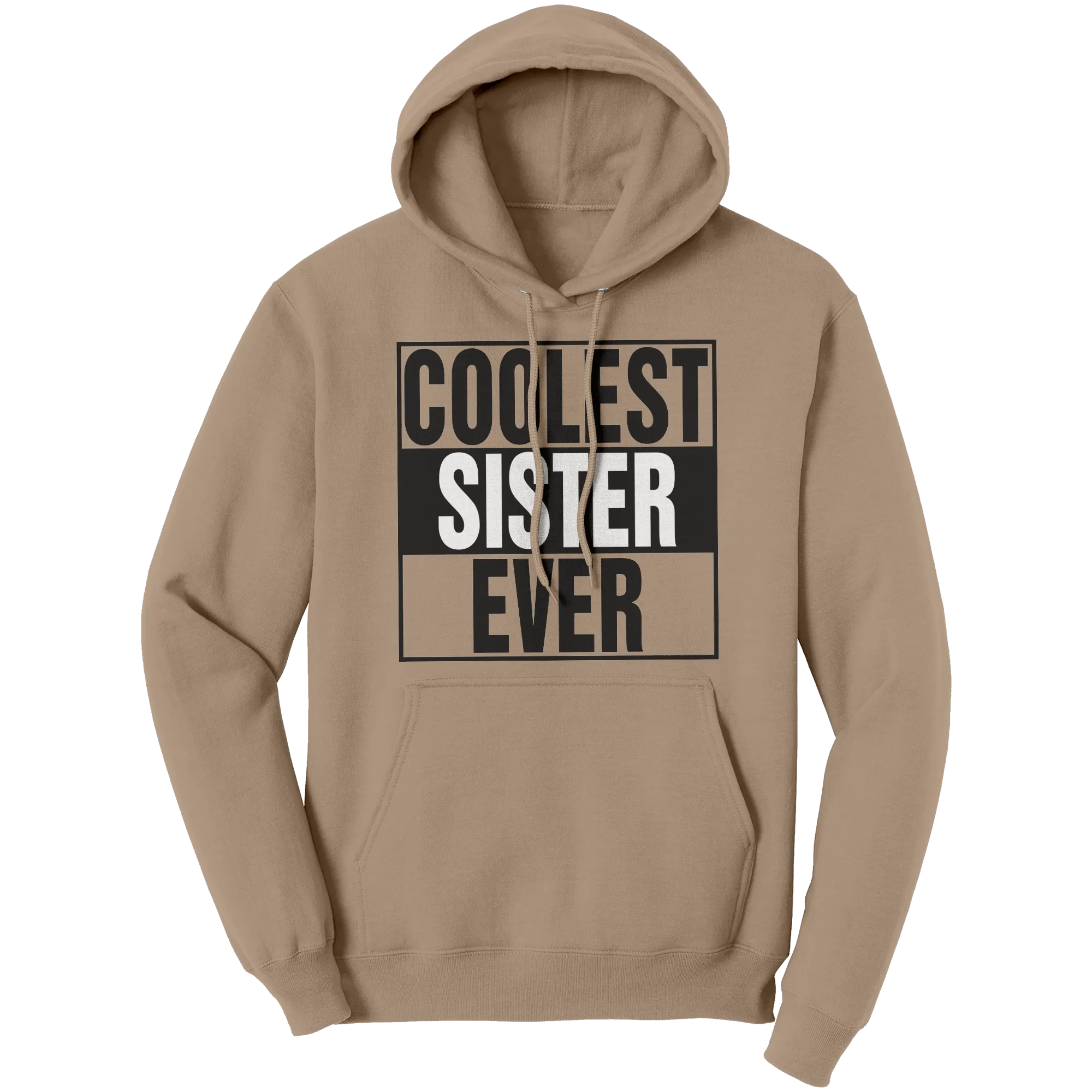 Coolest Sister Hoodie, Sister Sweater, Womens Clothing, Graphic Hoodie, Big Sister Shirt, Family Shirt Family Gift, Birthday Gift For Sister