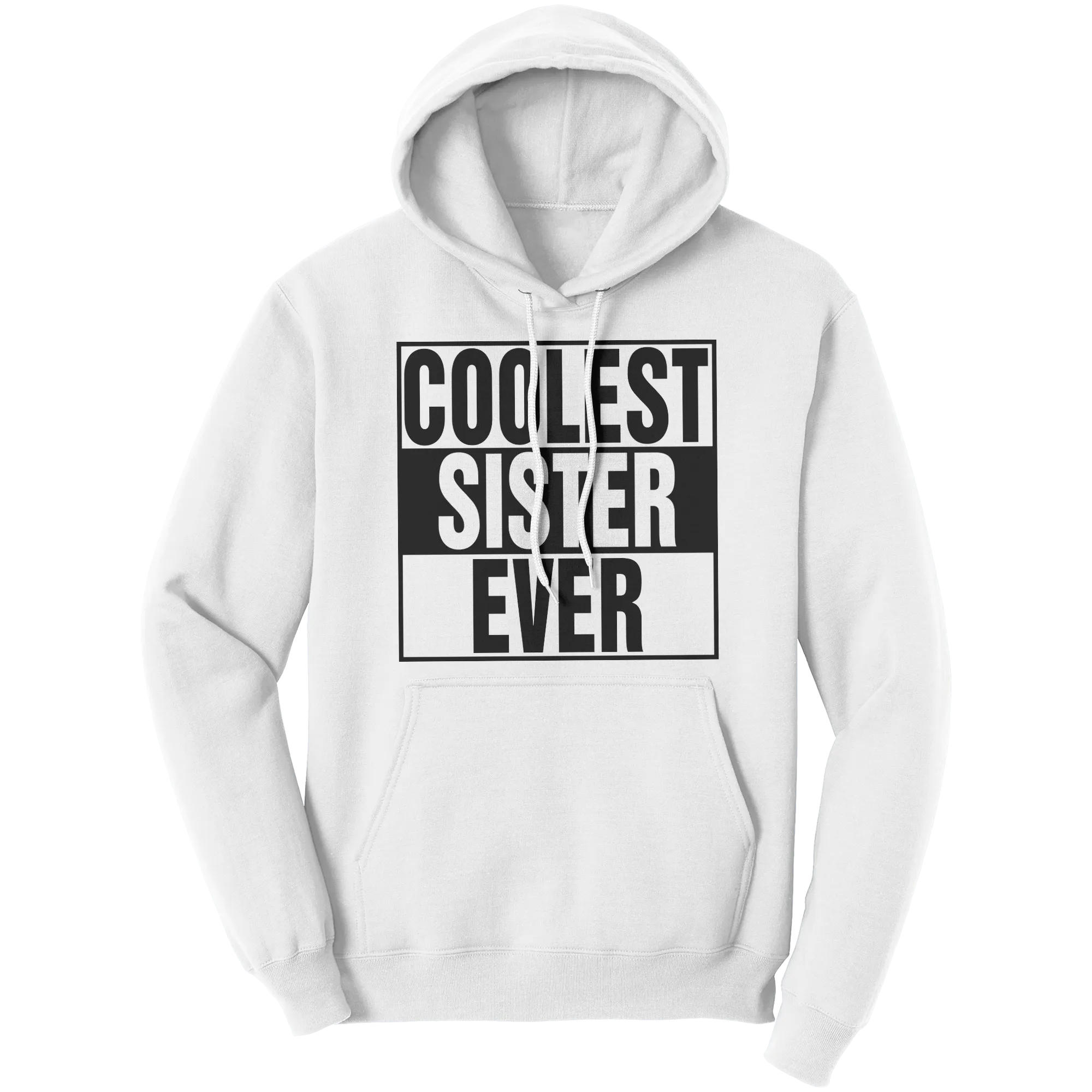 Coolest Sister Hoodie, Sister Sweater, Womens Clothing, Graphic Hoodie, Big Sister Shirt, Family Shirt Family Gift, Birthday Gift For Sister