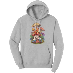 Cottagecore Hoodie, Mushroom Cottagecore Womens Hoodie, Womens Clothing Goblincore Hoodie Garden Hoodie Botanical Prints Valentines Gift