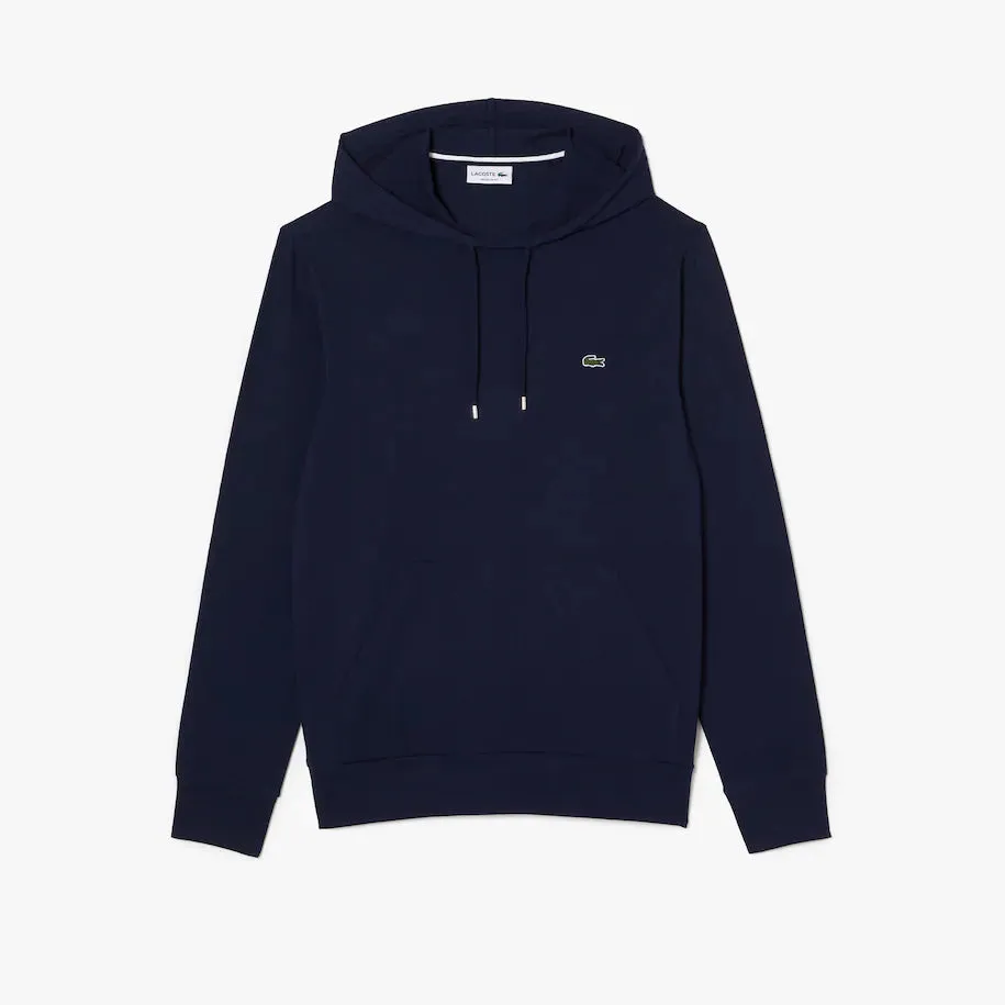 Cotton Jersey Hooded T-Shirt Navy