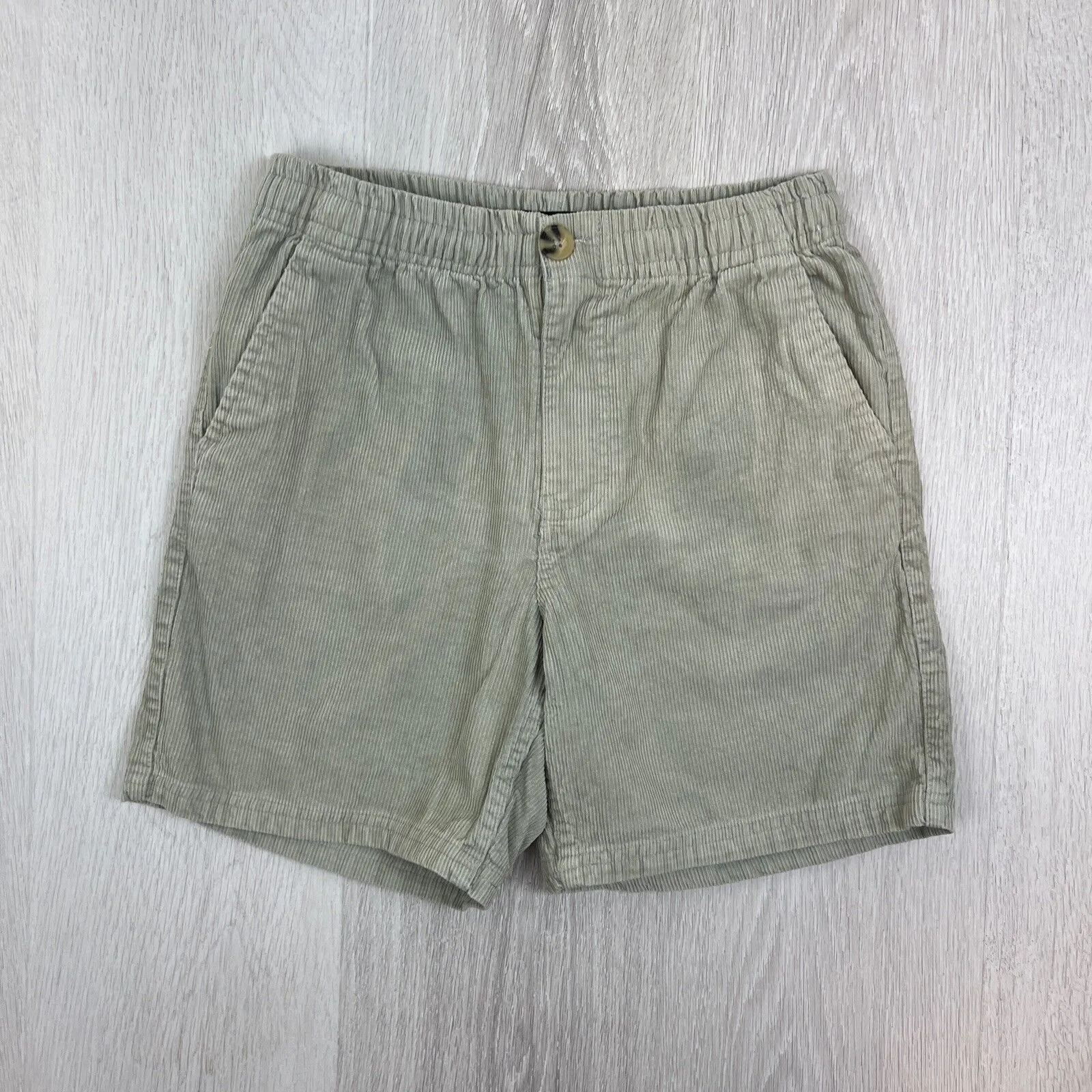 Cotton On Chino Worker Shorts Green Corduroy Size XS
