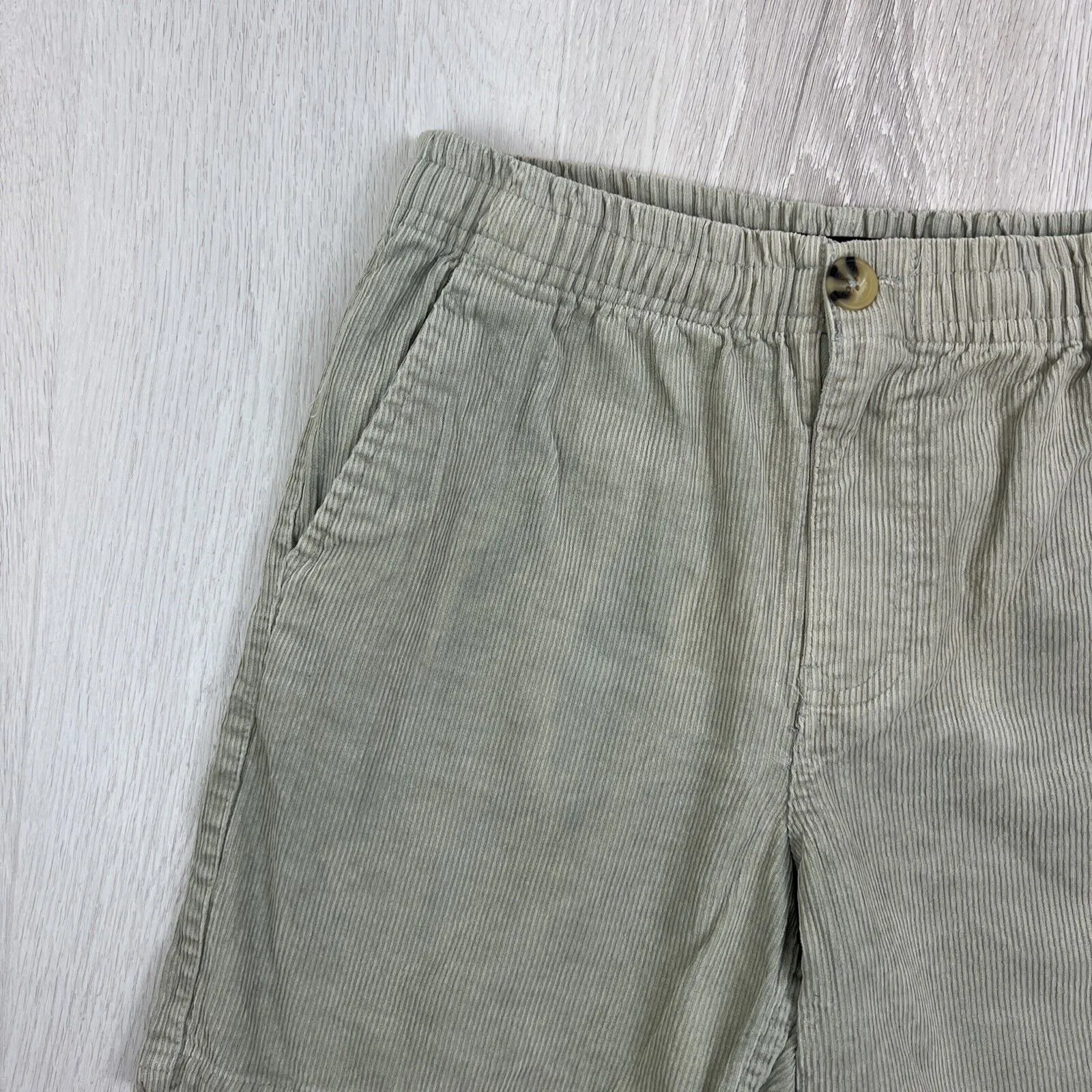Cotton On Chino Worker Shorts Green Corduroy Size XS