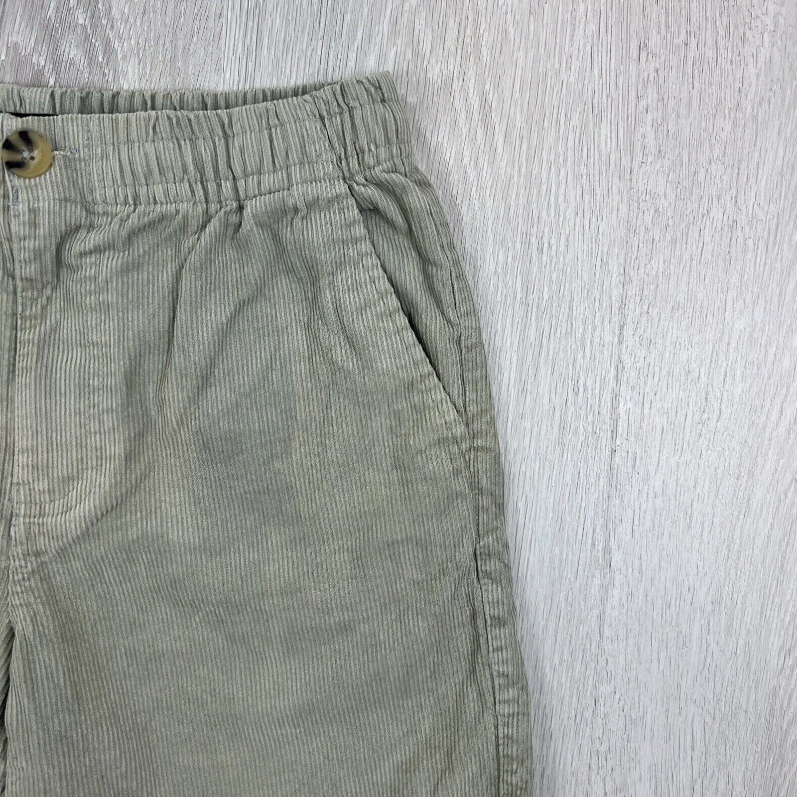 Cotton On Chino Worker Shorts Green Corduroy Size XS