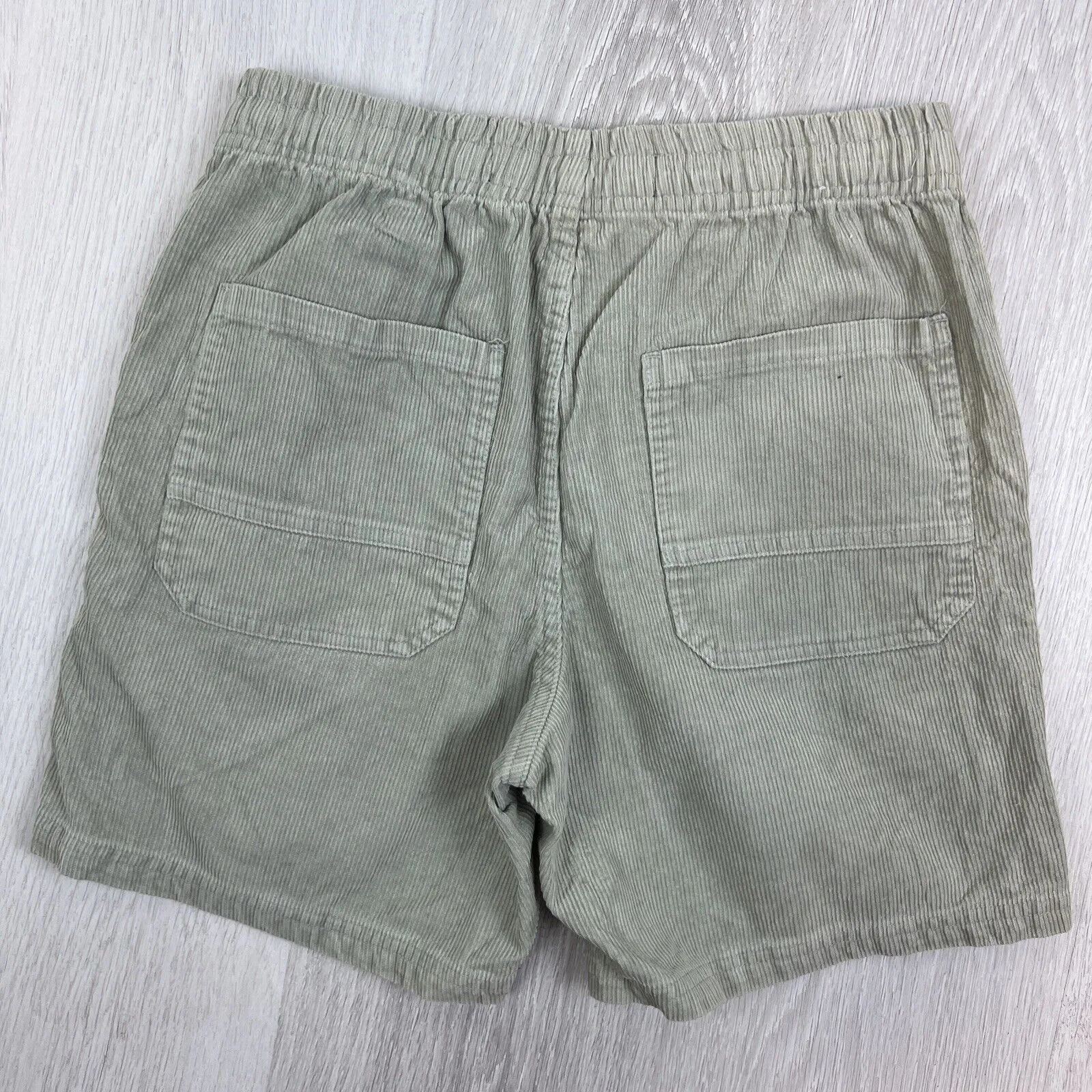 Cotton On Chino Worker Shorts Green Corduroy Size XS