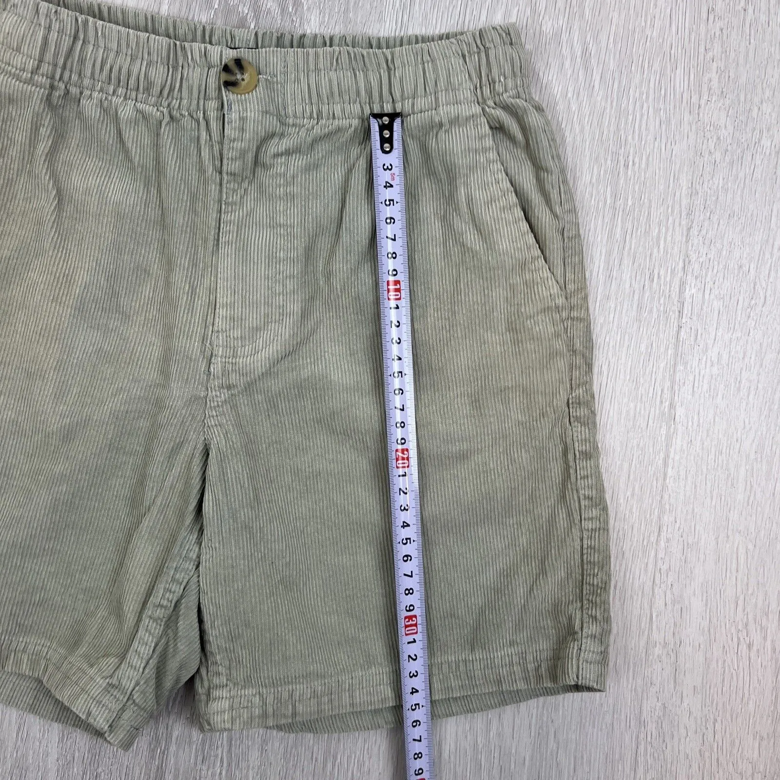Cotton On Chino Worker Shorts Green Corduroy Size XS