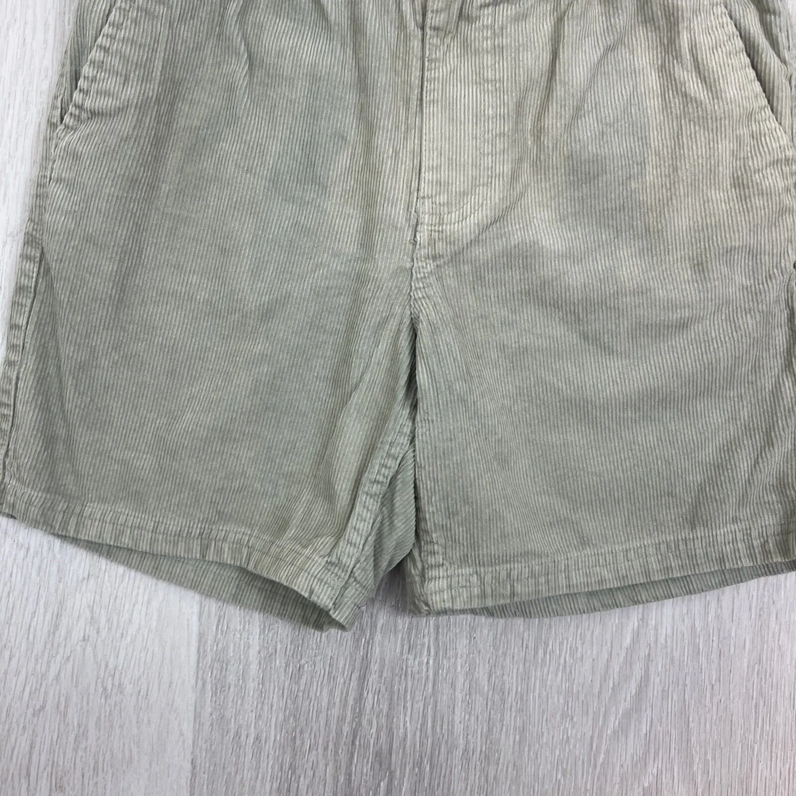 Cotton On Chino Worker Shorts Green Corduroy Size XS