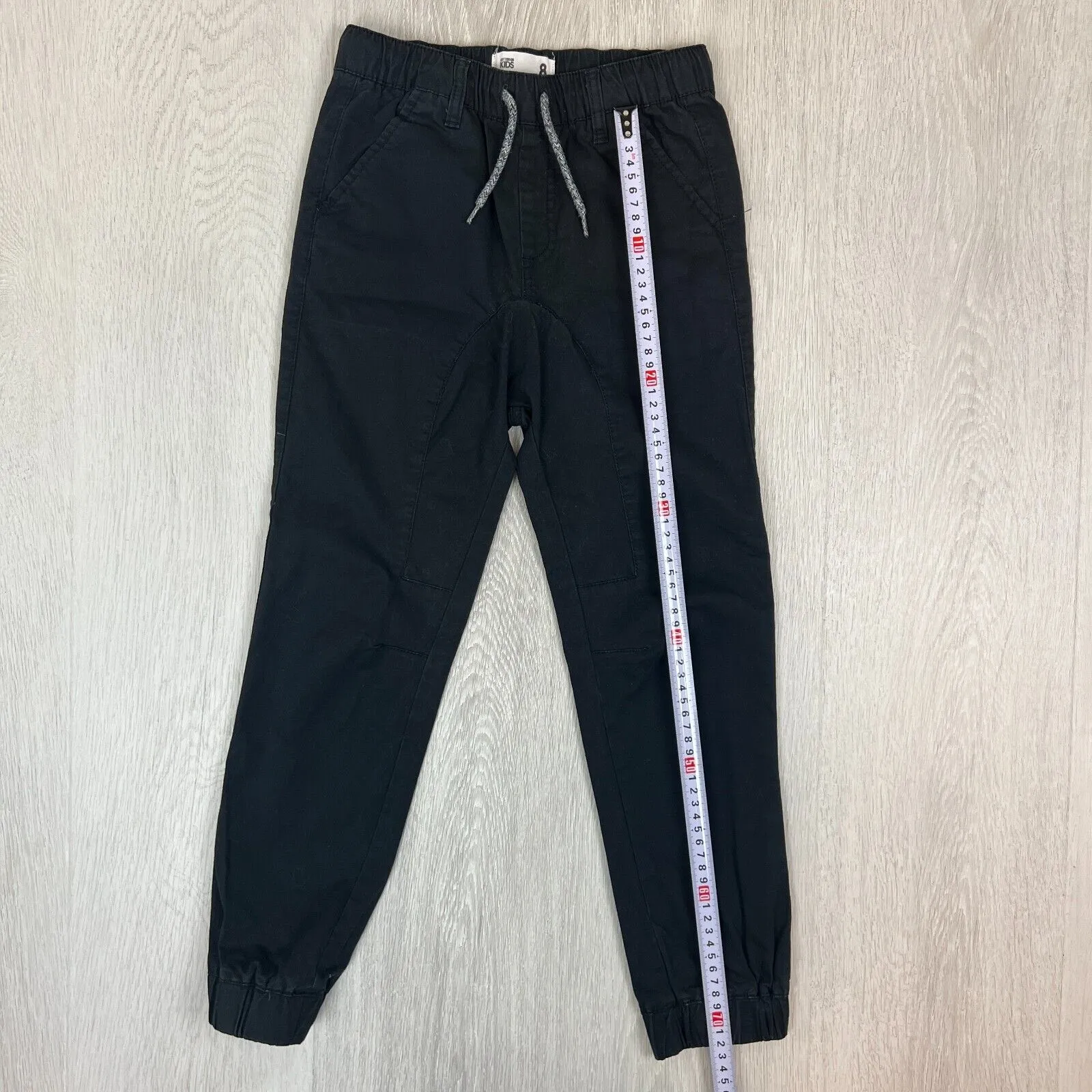 Cotton On Kids Boys Black Chino Jogger Pants Size 8 Years