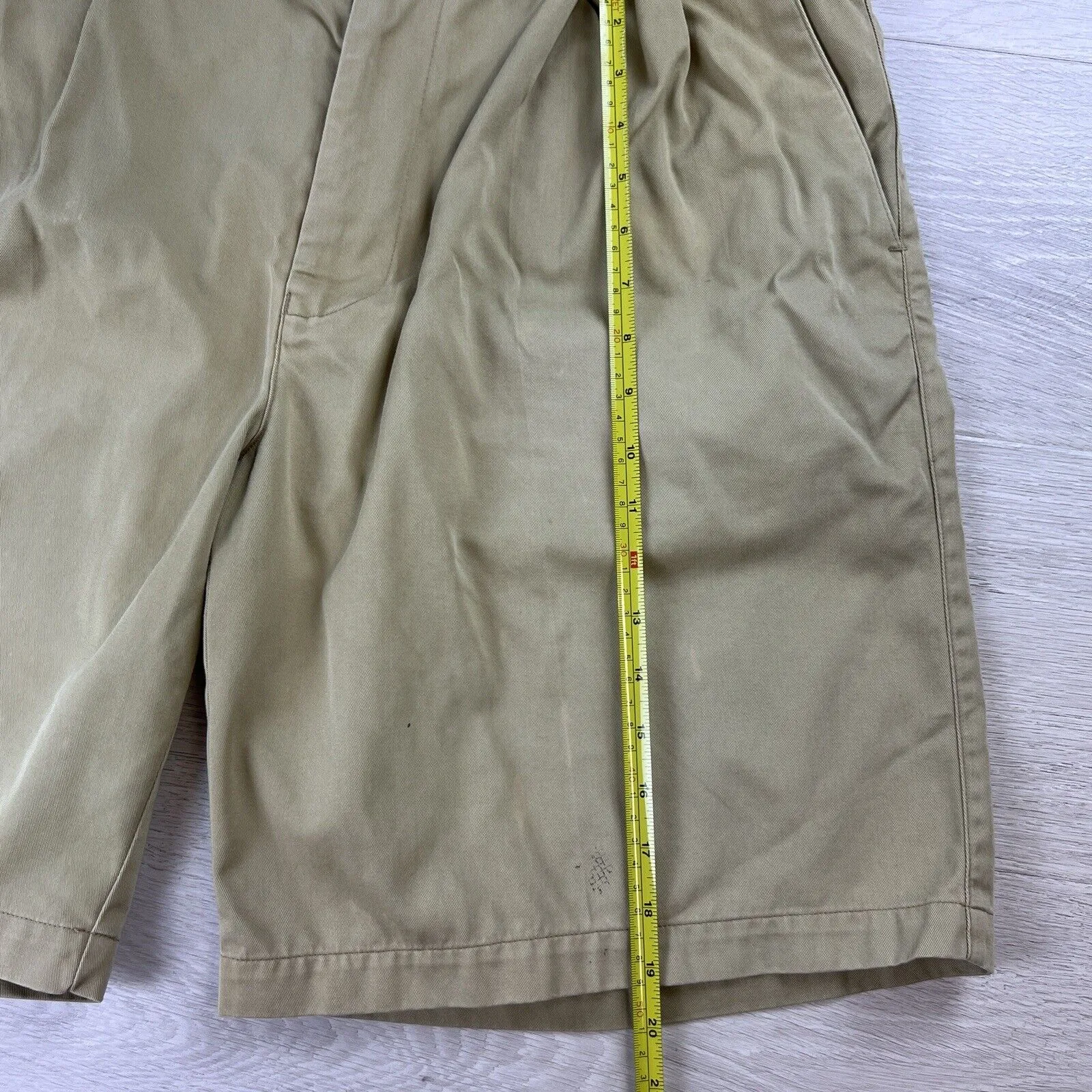 Country Road Mens Beige Chino Dress Shorts Size 38