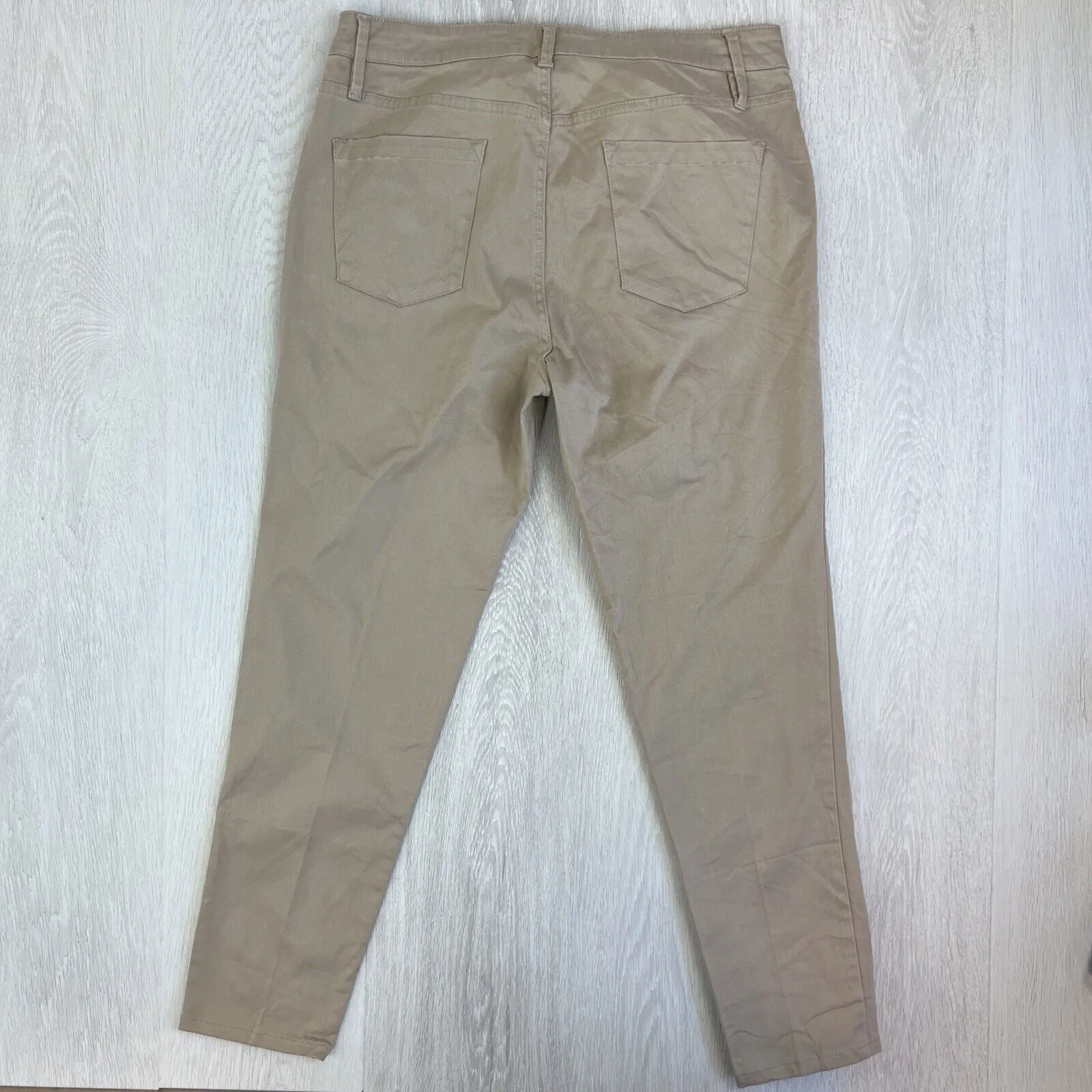 Country Road Womens Beige Cropped Chino Pants Size 14