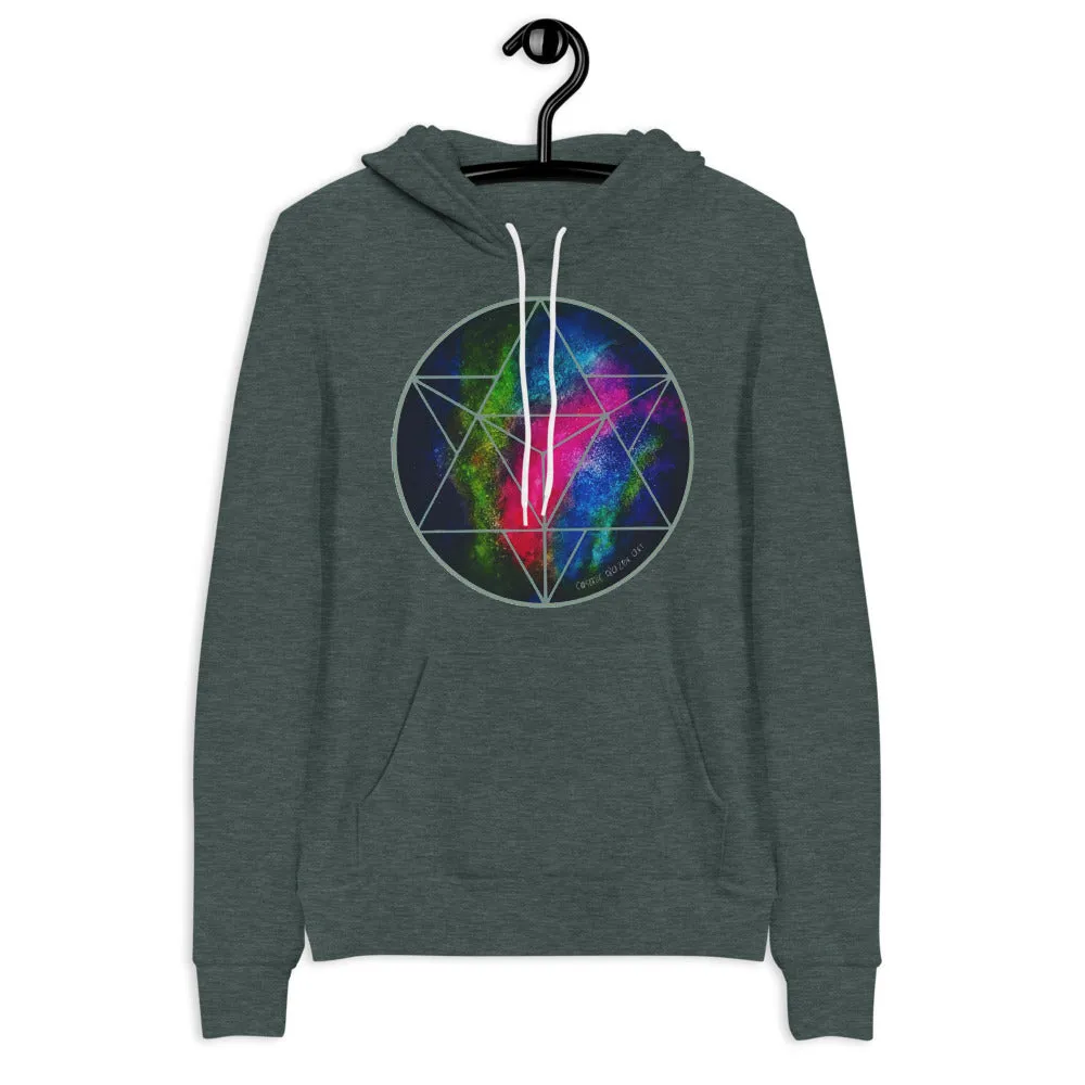 Crystalline Merkabah Unisex Hoodie