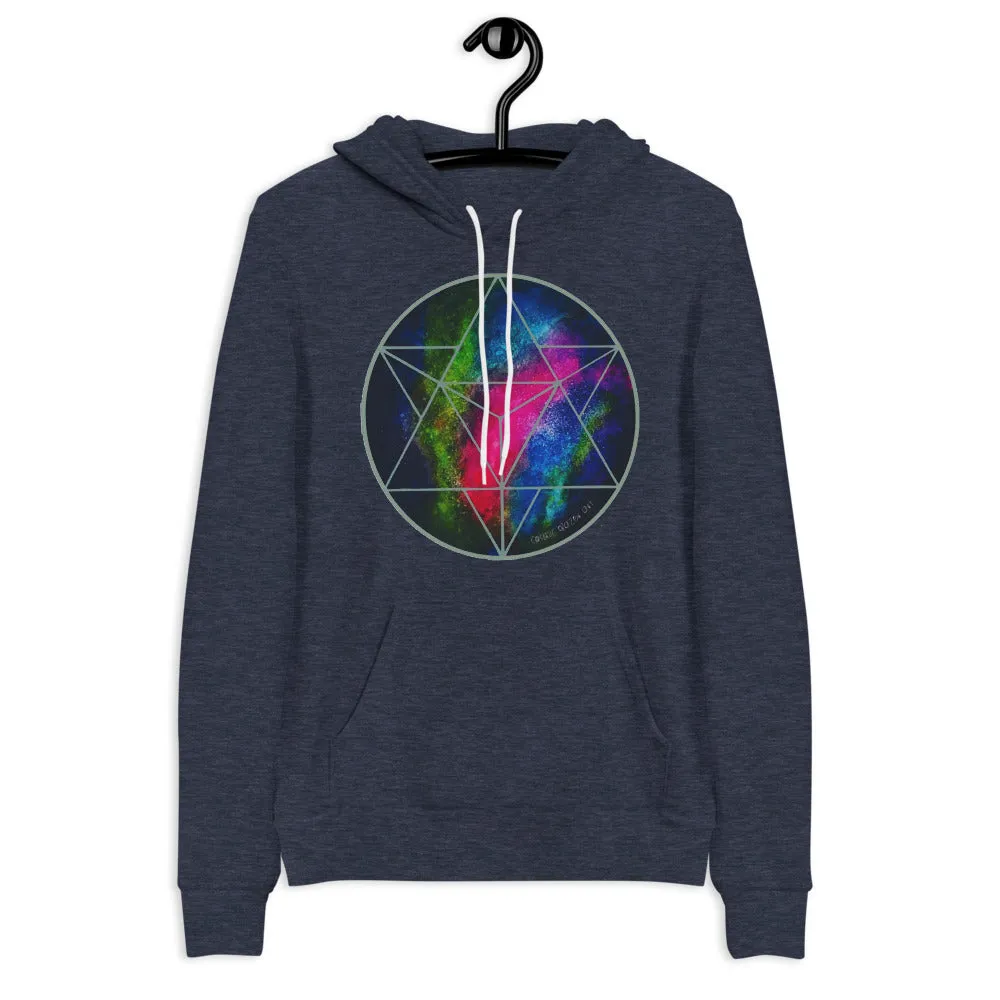 Crystalline Merkabah Unisex Hoodie