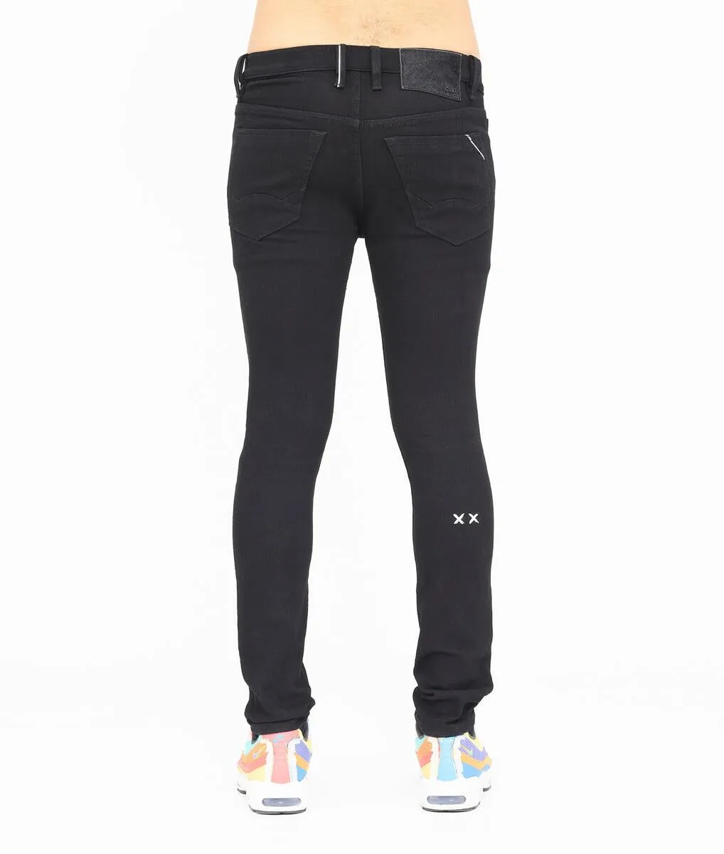 CULT OF INDIVIDUALITY PUNK SUPER SKINNY STRETCH (BLACK)