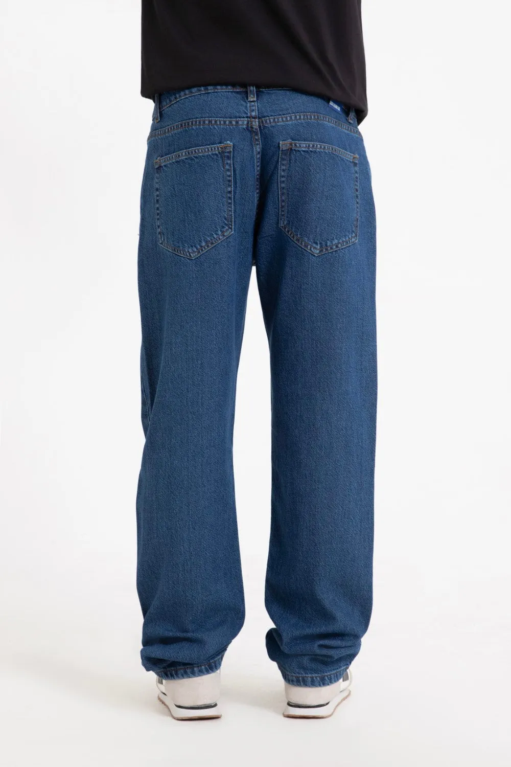 Dark Blue Straight Jeans