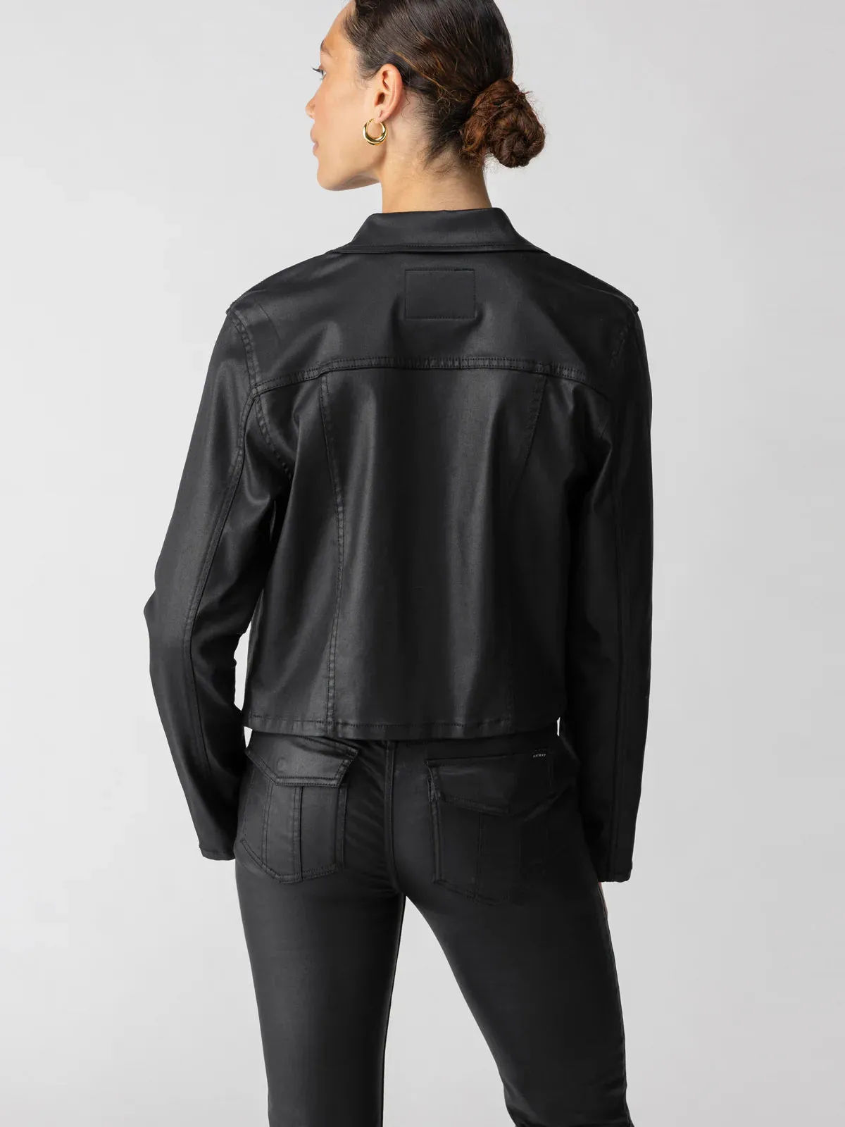 Davidson Trucker Coated Jean Jacket