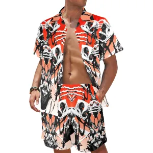 Dead Duck Men's Shirt and Shorts Outfit with Pocket