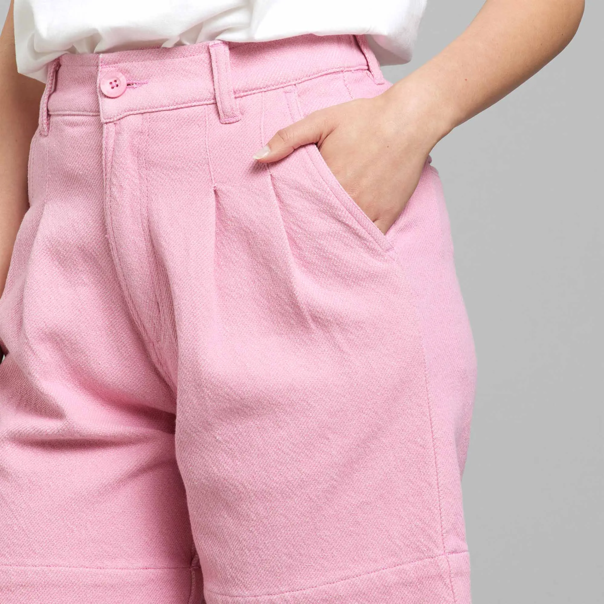 DEDICATED Shorts Grundsund cashmere pink