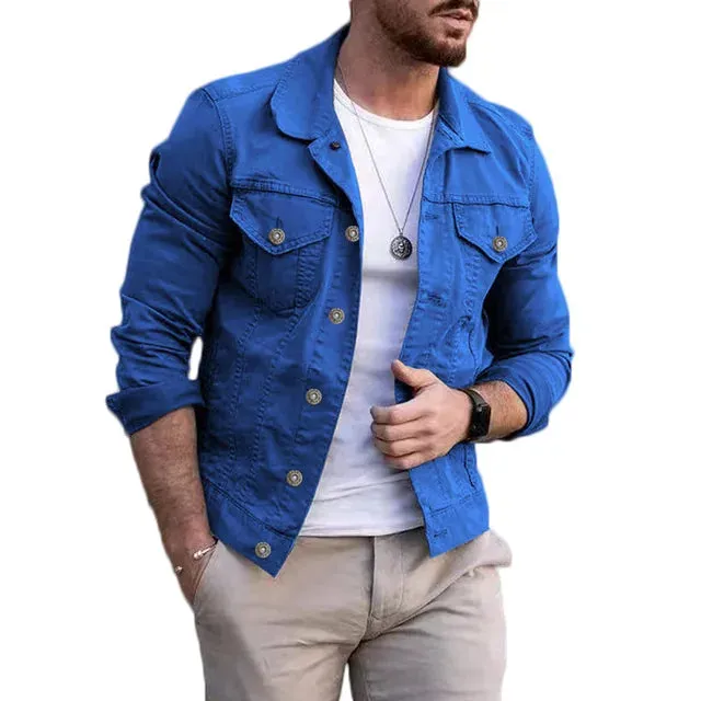 Denim Blake™ | Men's Casual Denim Jacket | Lightweight, Classic Fit, Versatile Style