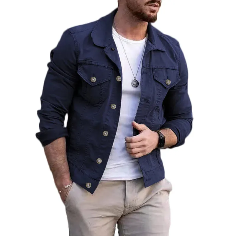 Denim Blake™ | Men's Casual Denim Jacket | Lightweight, Classic Fit, Versatile Style