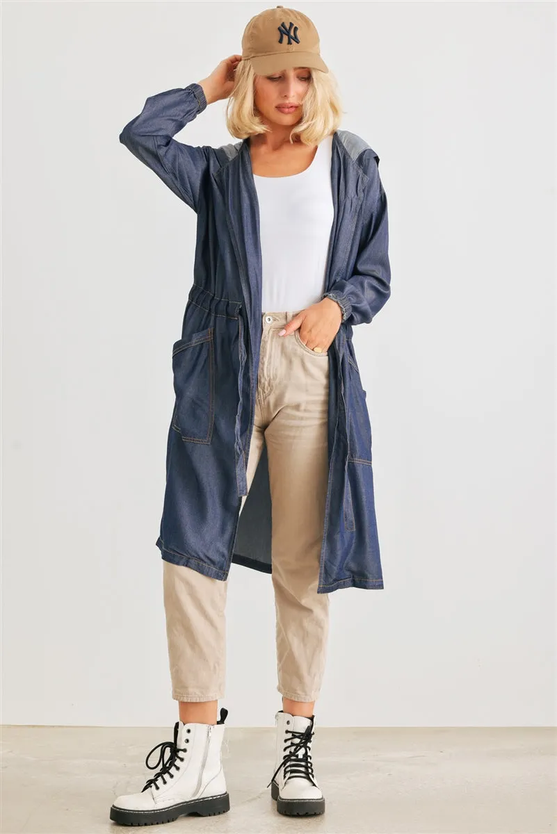 Denim Hooded Jacket