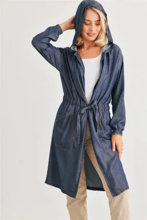 Denim Hooded Jacket