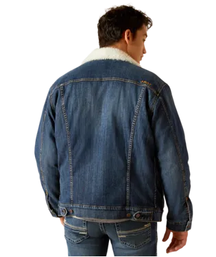 DENIM SHERPA ARIAT MENS JACKET