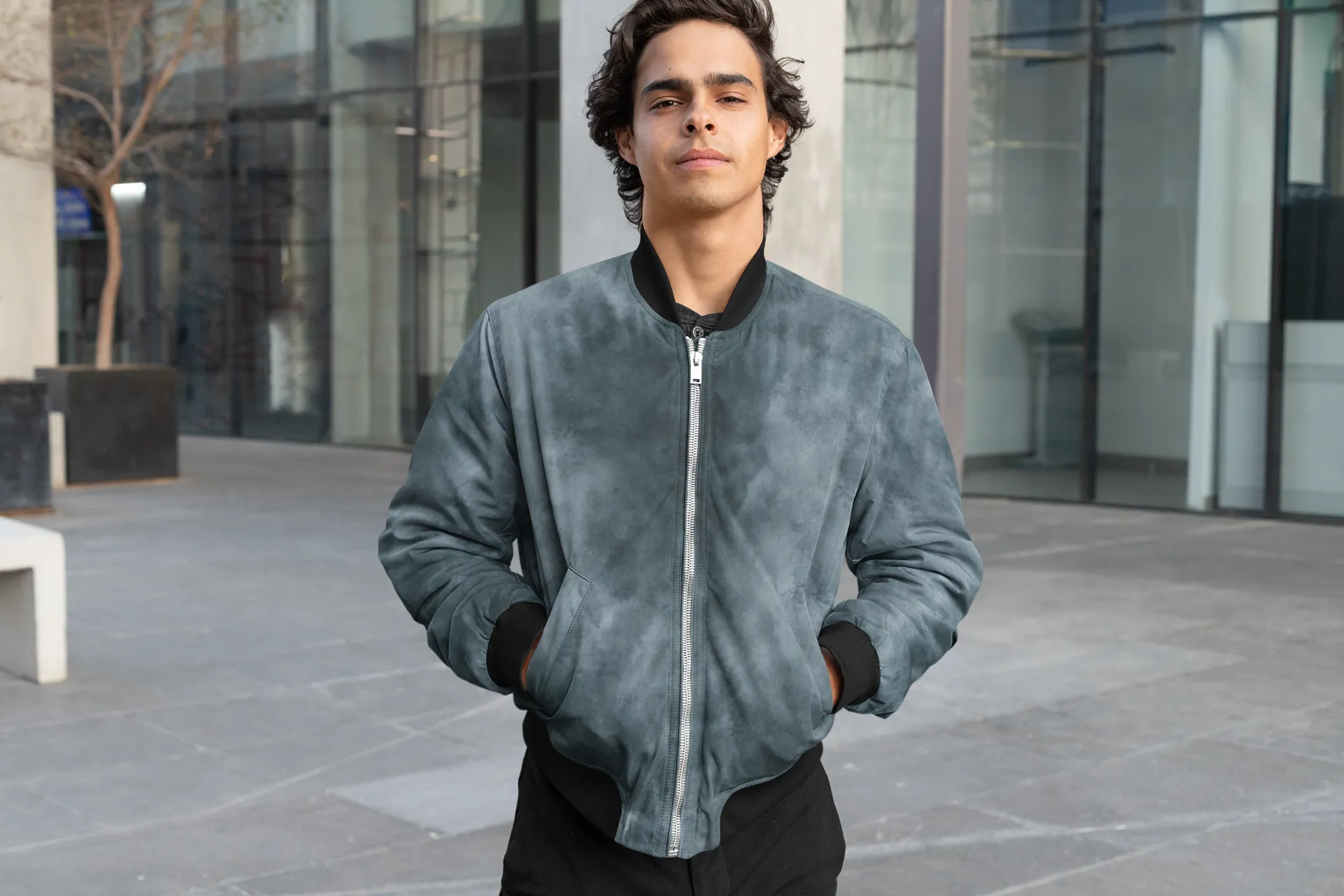 Dense Smog Bomber Jacket - Men