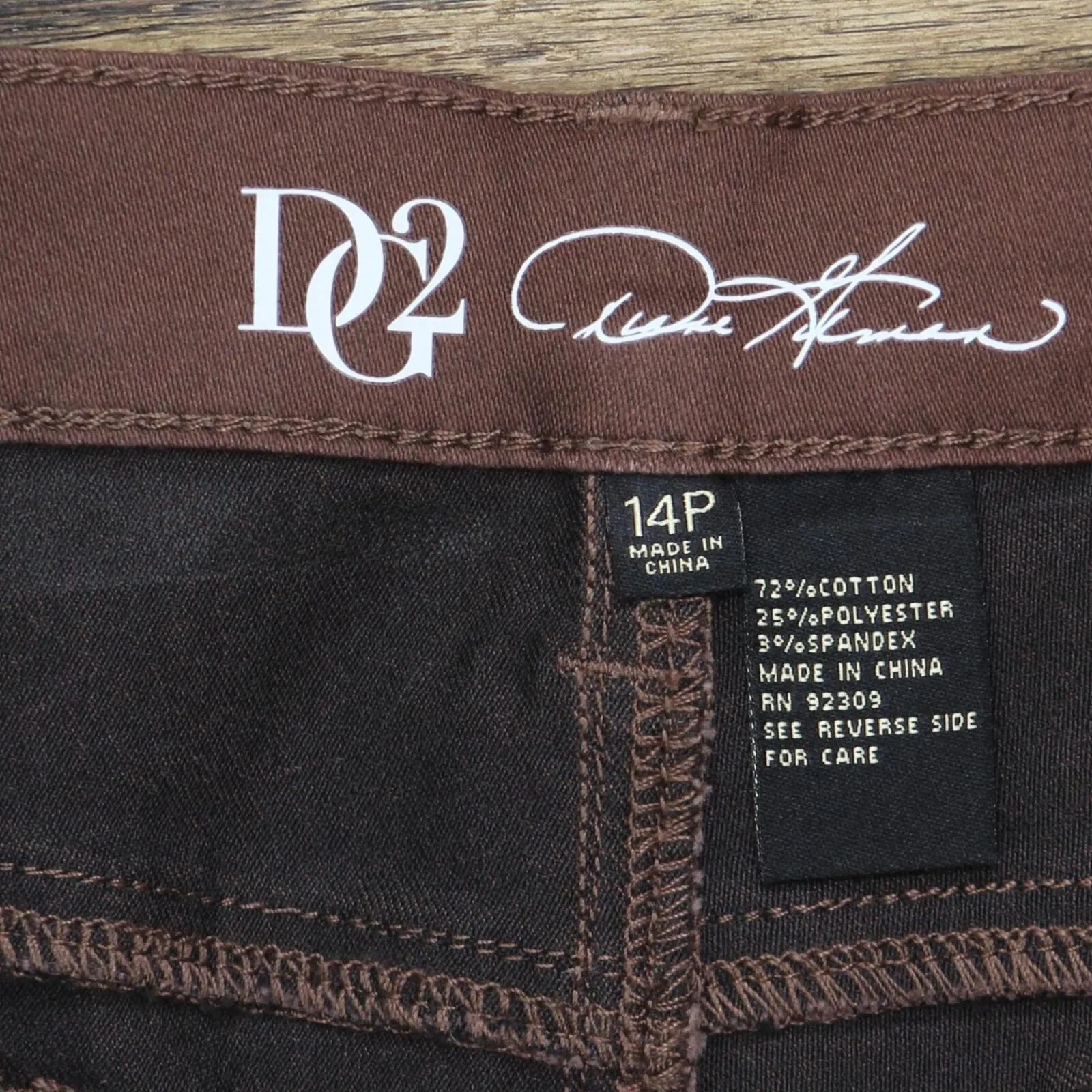 DG2 by Diane Gilman Virtual Stretch Ultra Skinny Stretch Jeans Espresso 14P