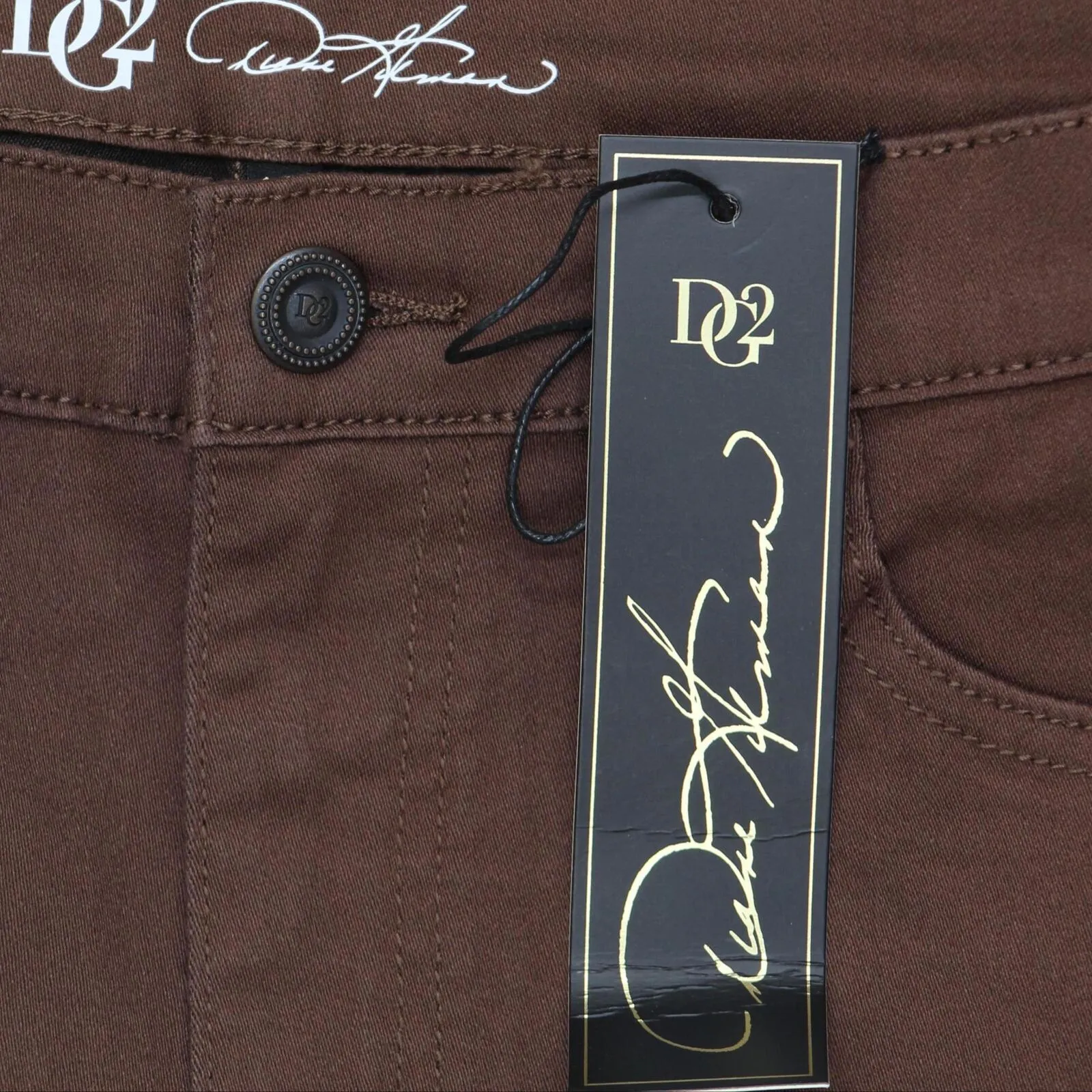 DG2 by Diane Gilman Virtual Stretch Ultra Skinny Stretch Jeans Espresso 14P