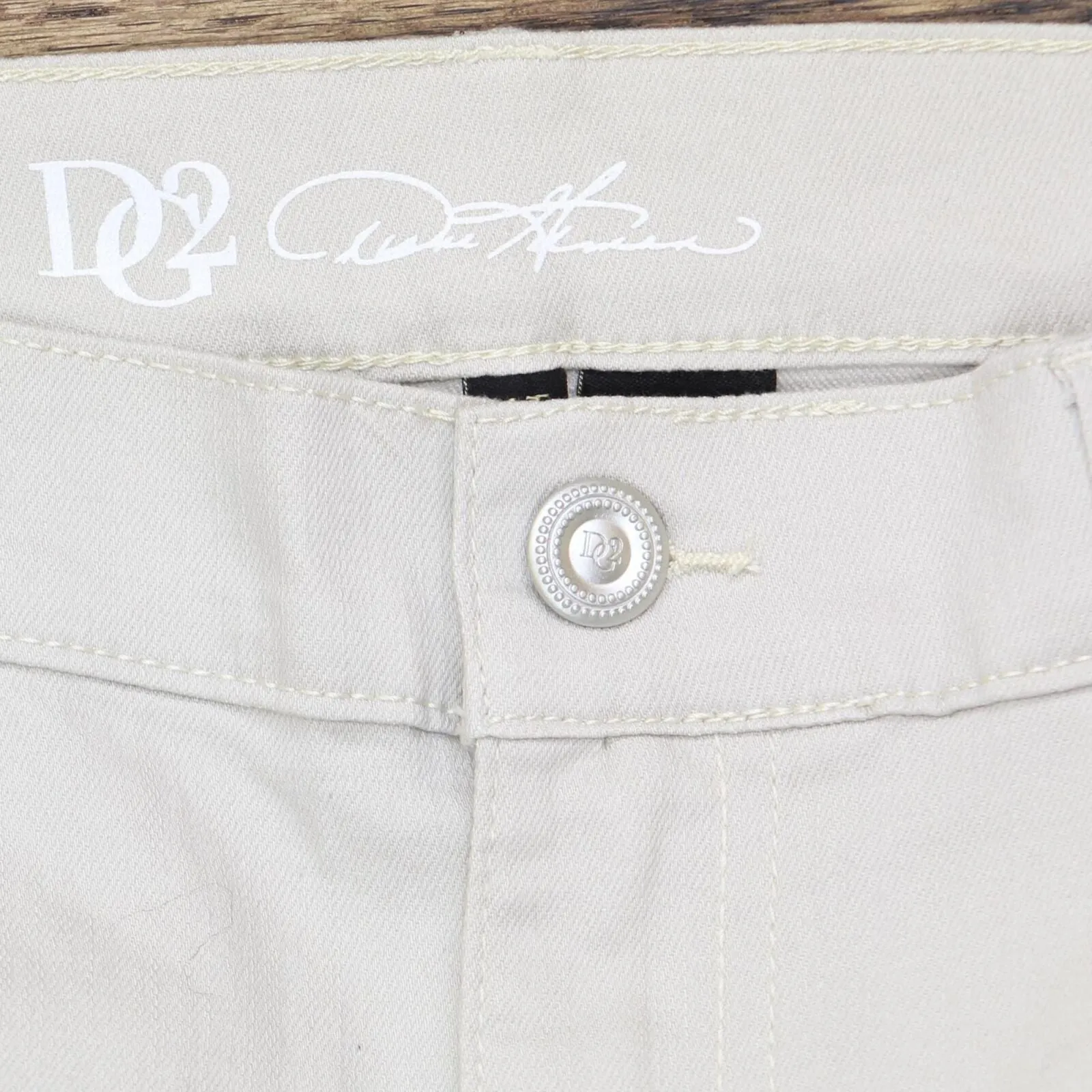 DG2 Womnes Classic Stretch Artwork Printed Jeans 728914 Khaki Camo Brown 14 Tall
