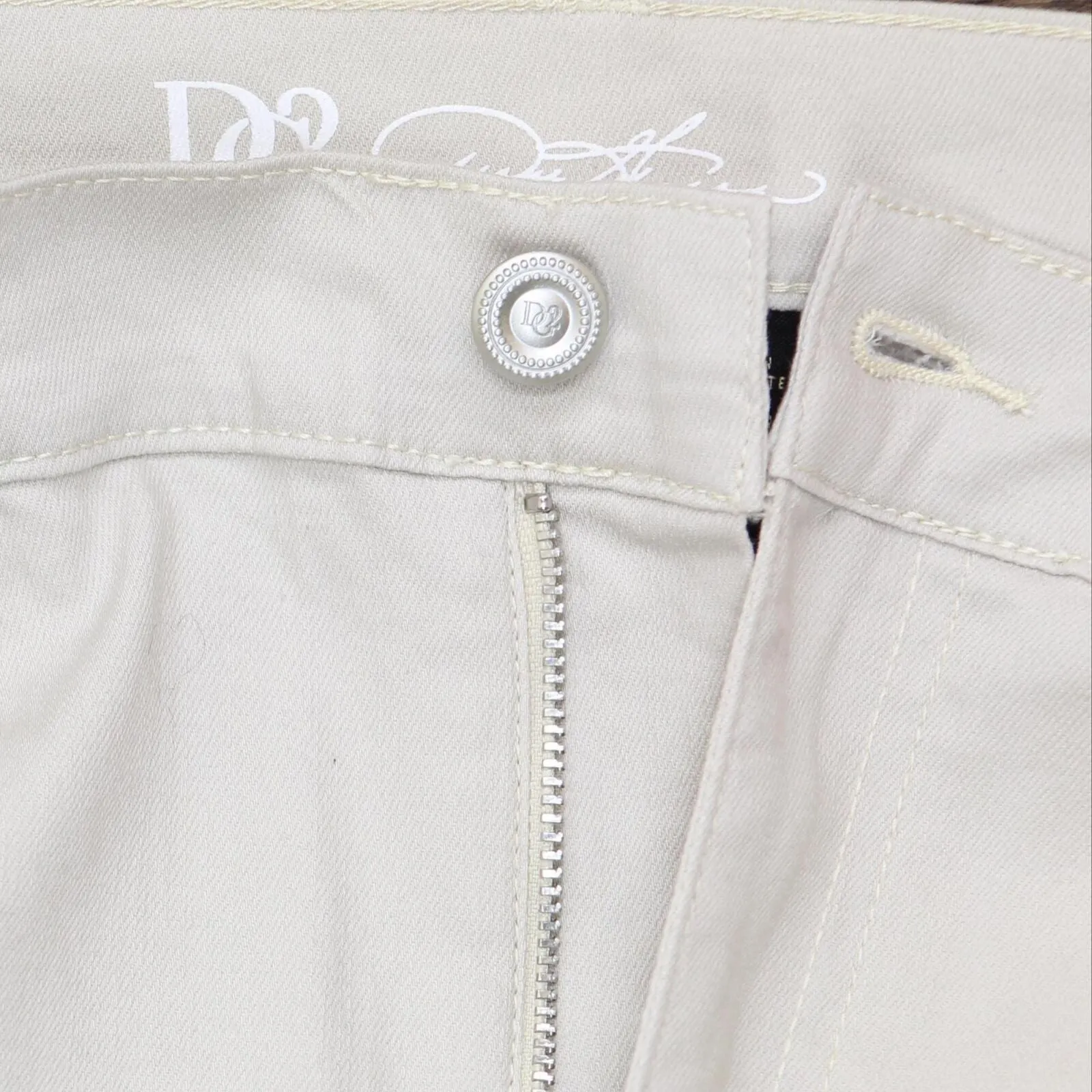 DG2 Womnes Classic Stretch Artwork Printed Jeans 728914 Khaki Camo Brown 14 Tall