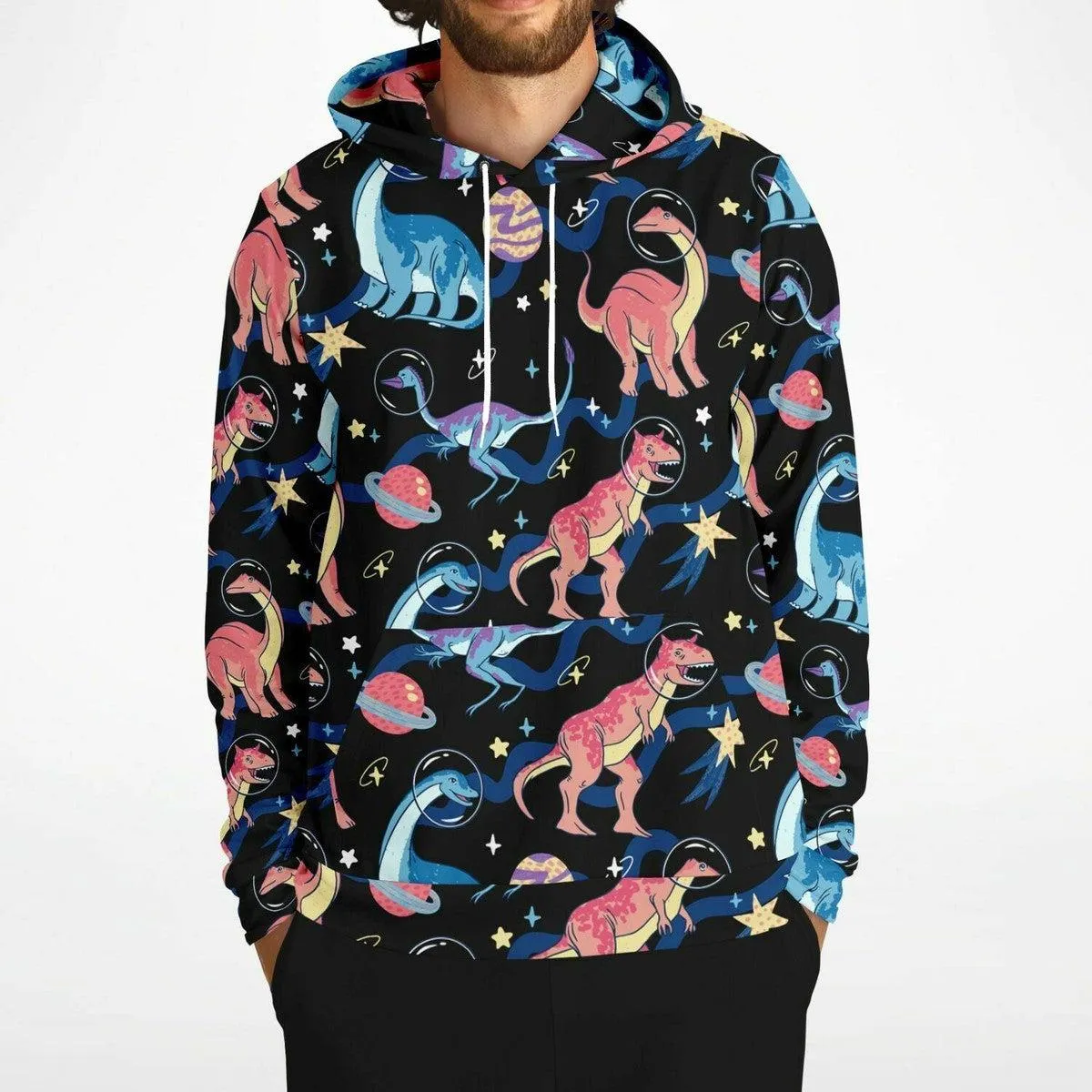Dinosaurs In Space Unisex Hoodie