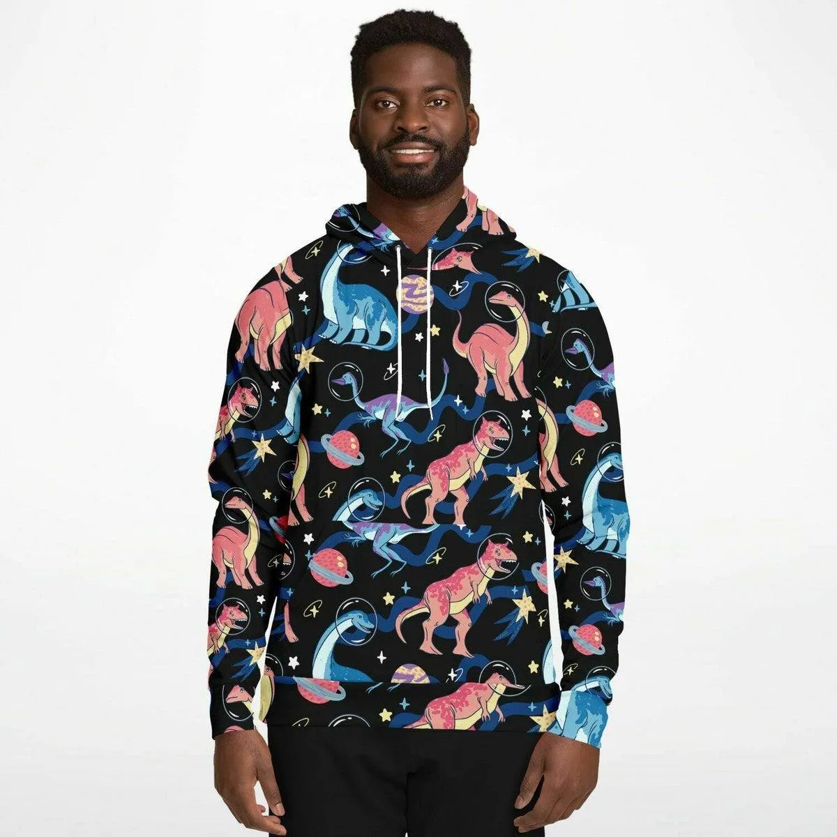 Dinosaurs In Space Unisex Hoodie
