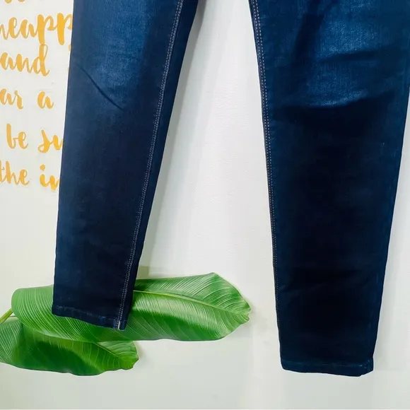 DL1961 Premium Denim Nina Super High Rise Skinny Jeans Dark Wash Size 26