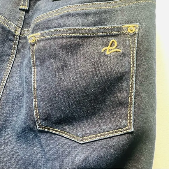 DL1961 Premium Denim Nina Super High Rise Skinny Jeans Dark Wash Size 26