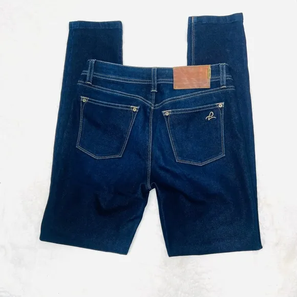 DL1961 Premium Denim Nina Super High Rise Skinny Jeans Dark Wash Size 26