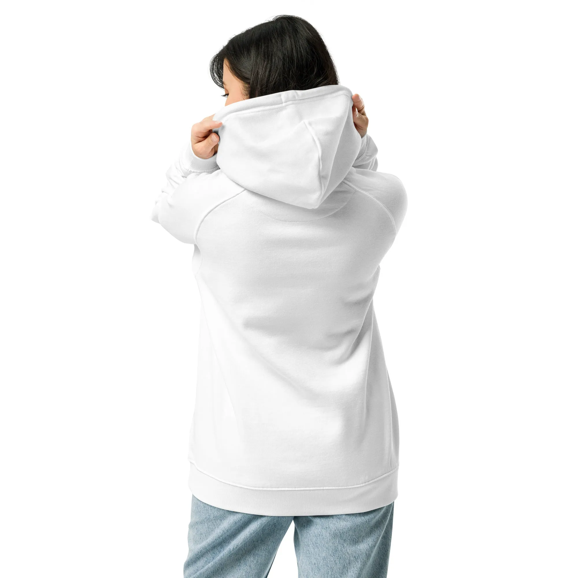 Eco Raglan Hoodie Unisex - Ghost