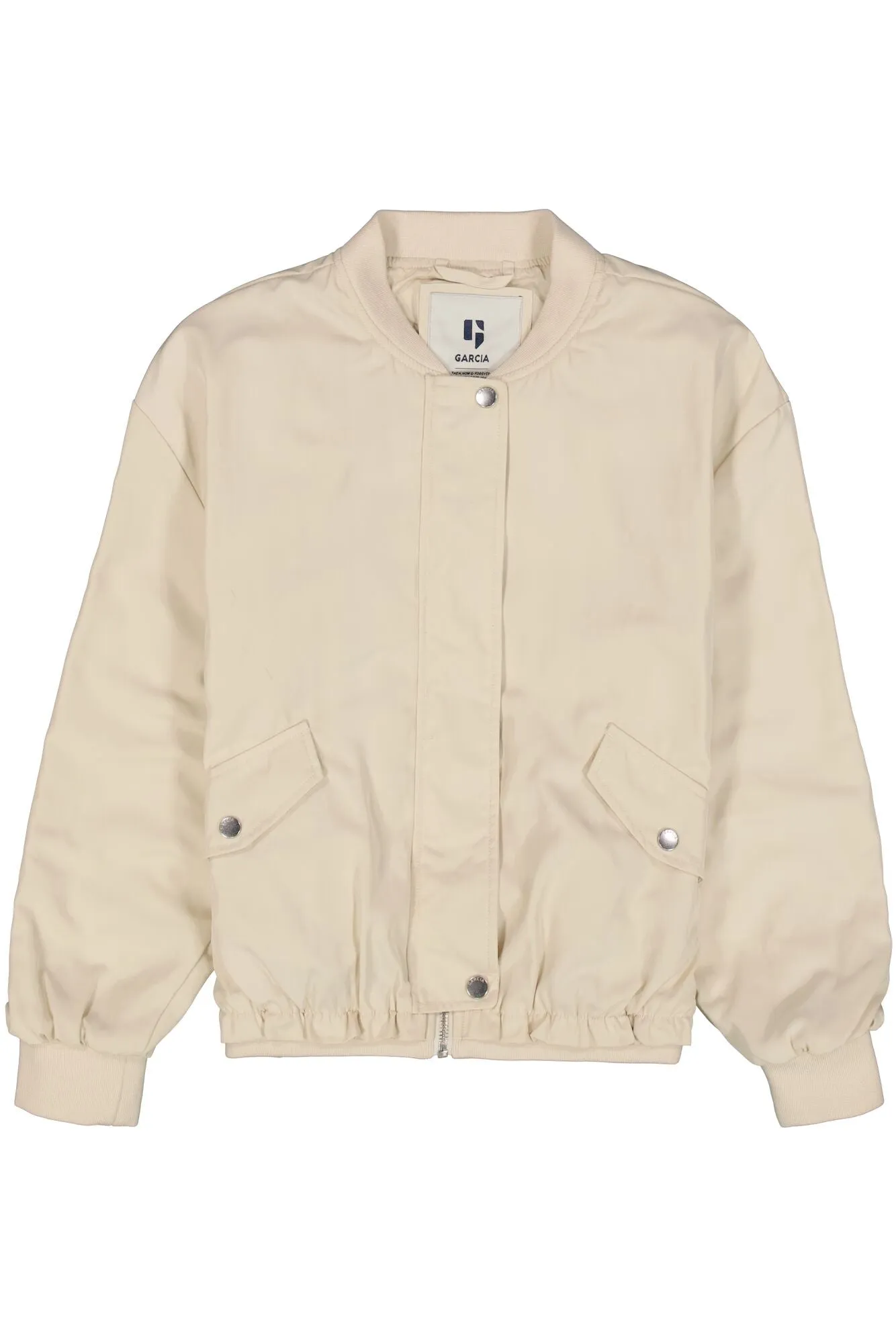 Ecru Bomber Style Jacket