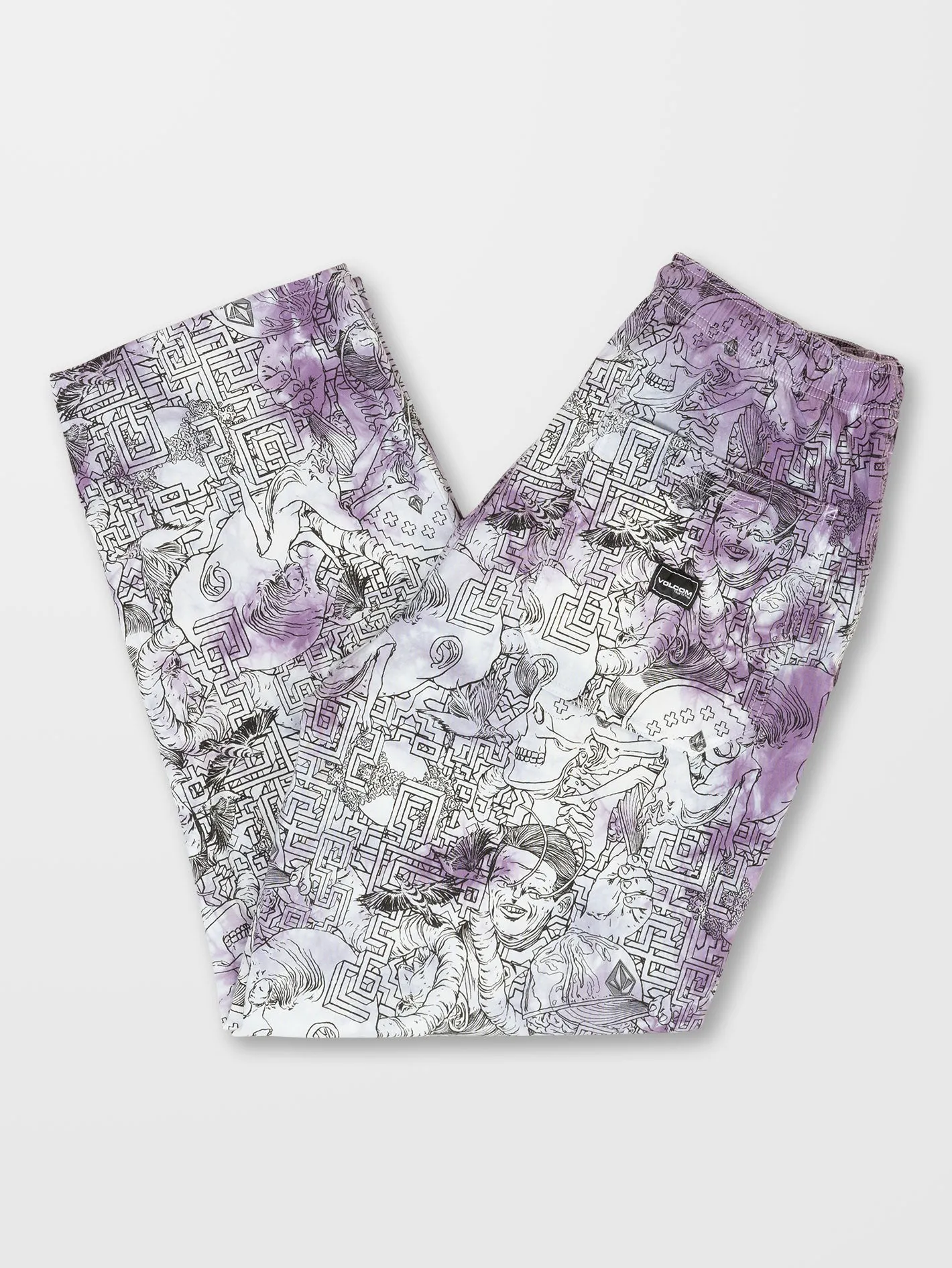 Ed Merlin Murray elastischer Bund Hose - PRINT