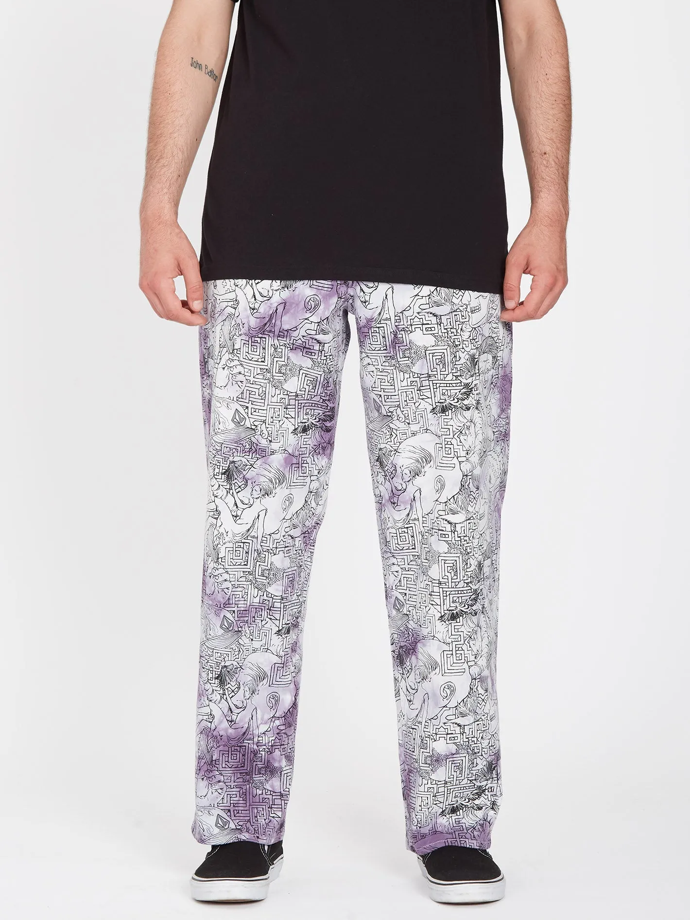 Ed Merlin Murray elastischer Bund Hose - PRINT