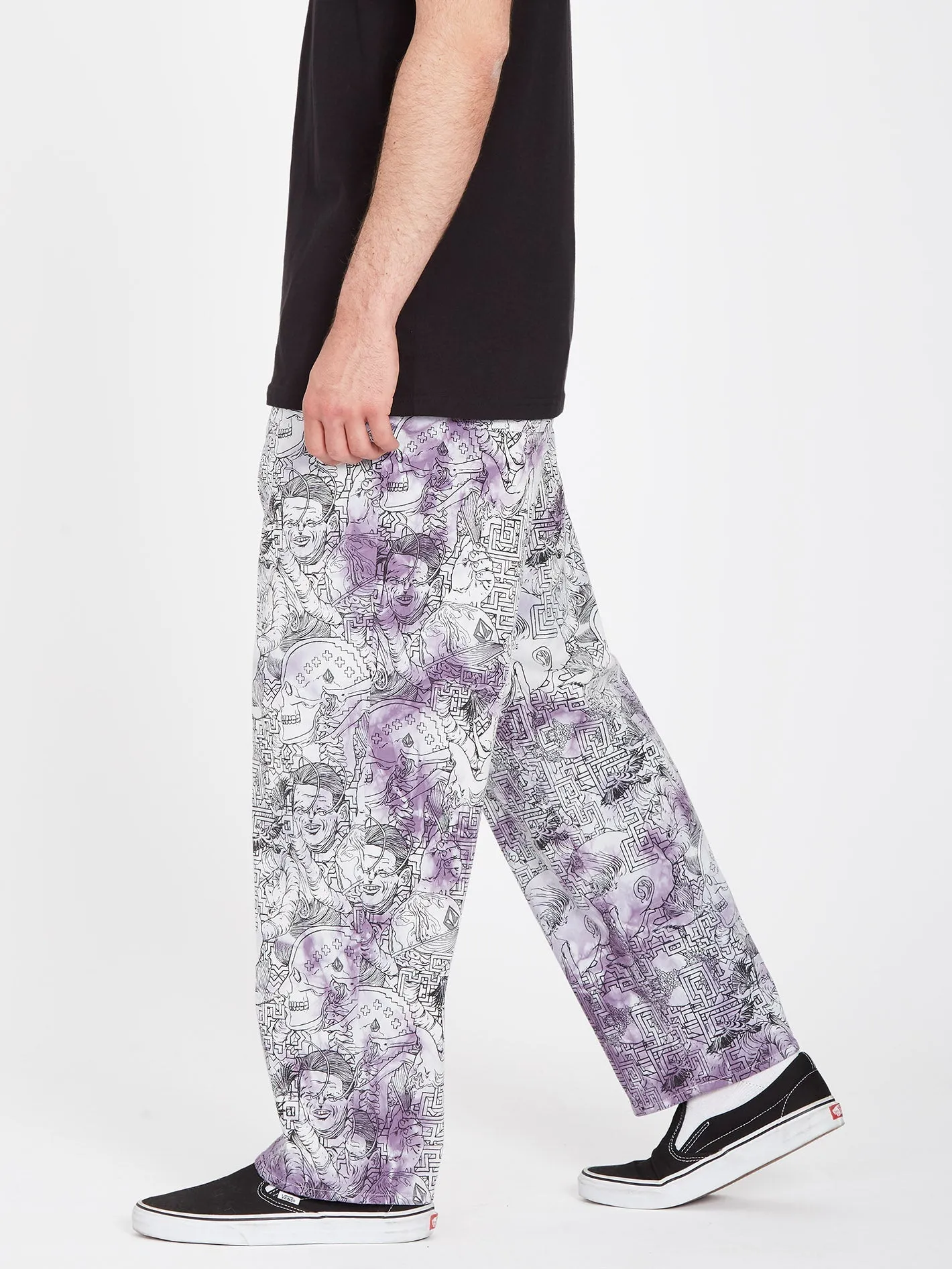 Ed Merlin Murray elastischer Bund Hose - PRINT