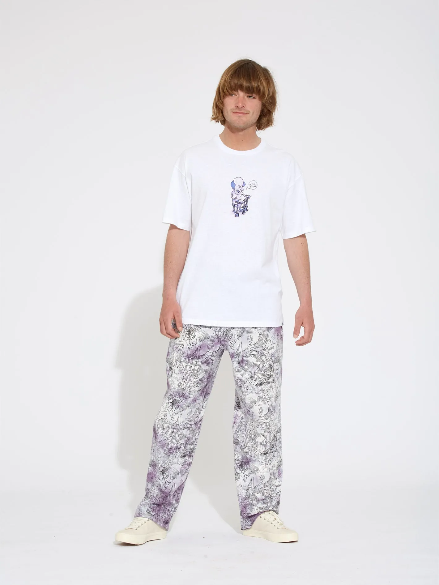 Ed Merlin Murray elastischer Bund Hose - PRINT